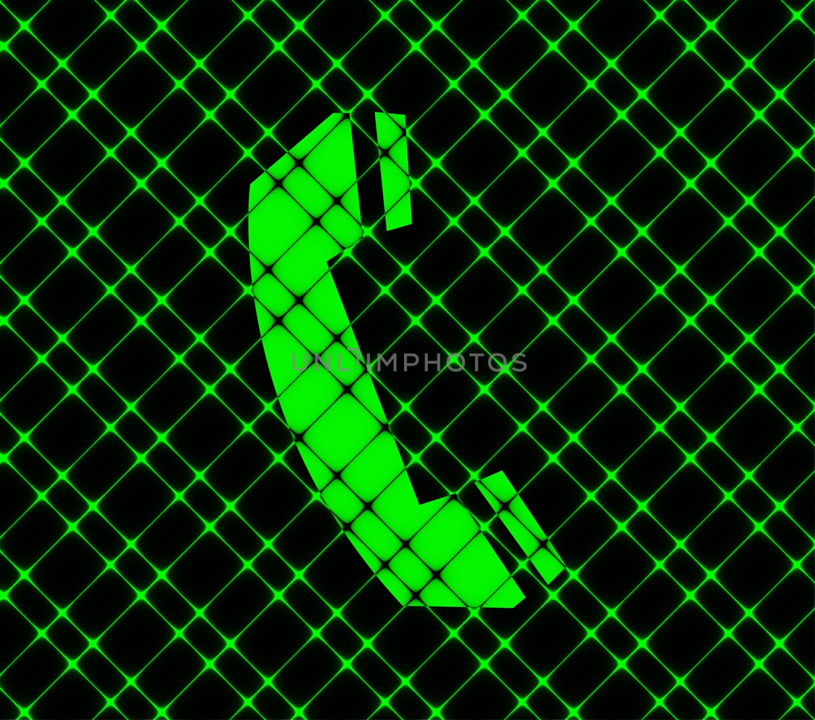 phone icon Flat with abstract background.