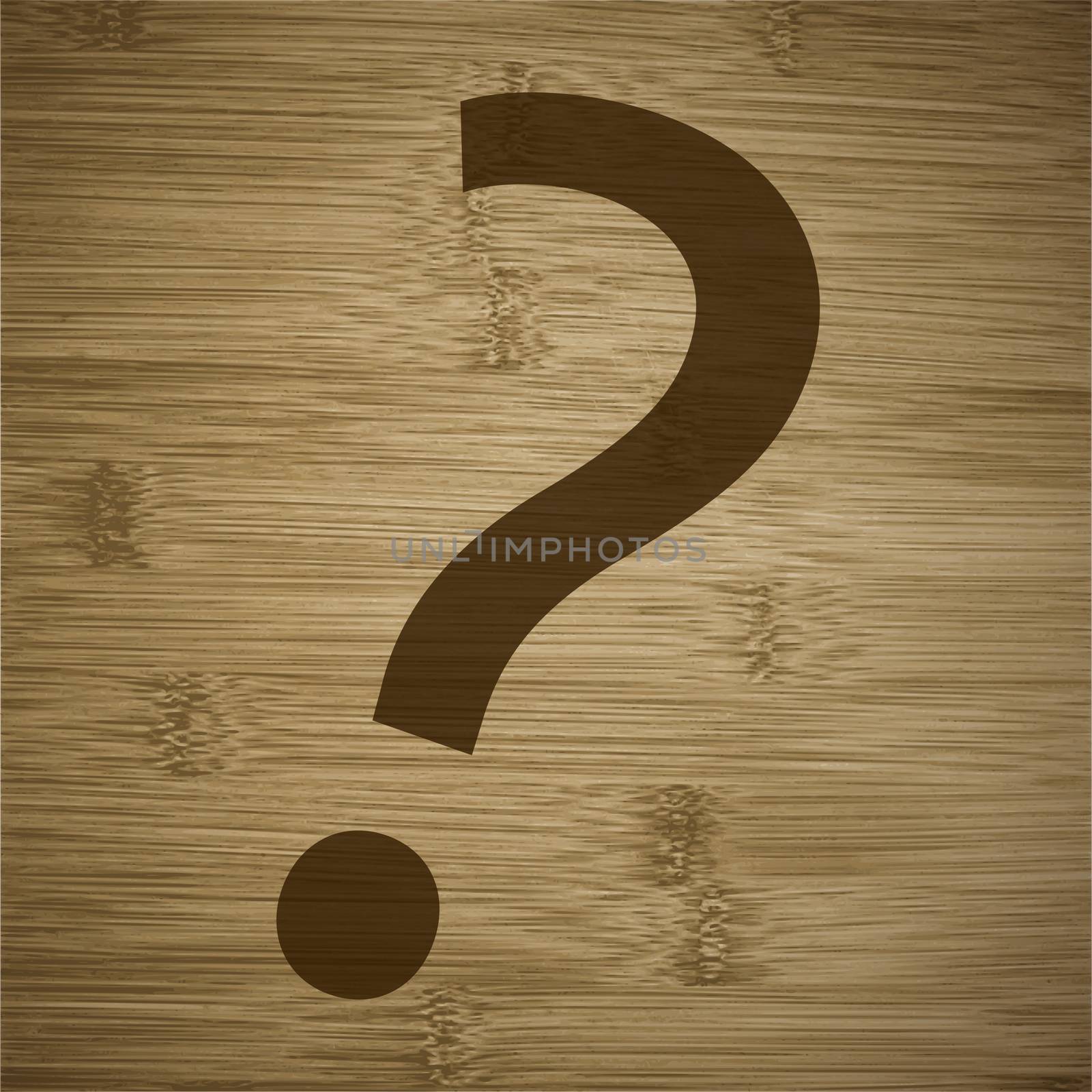 question mark icon Flat with abstract background by serhii_lohvyniuk