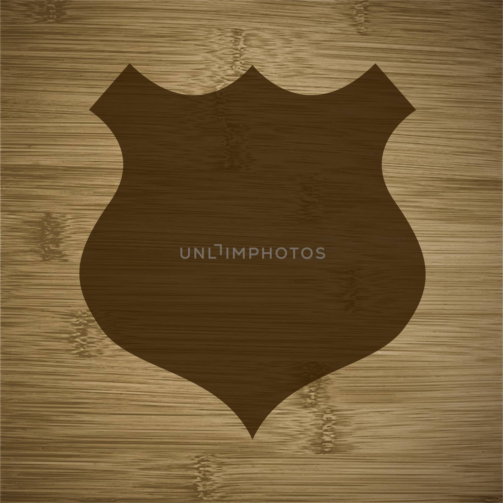 shield icon Flat with abstract background by serhii_lohvyniuk