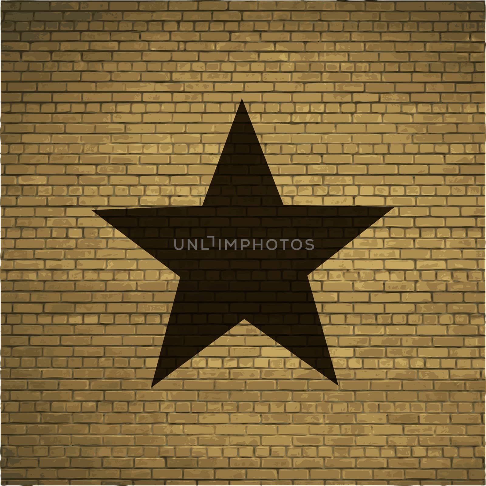 star icon Flat with abstract background.