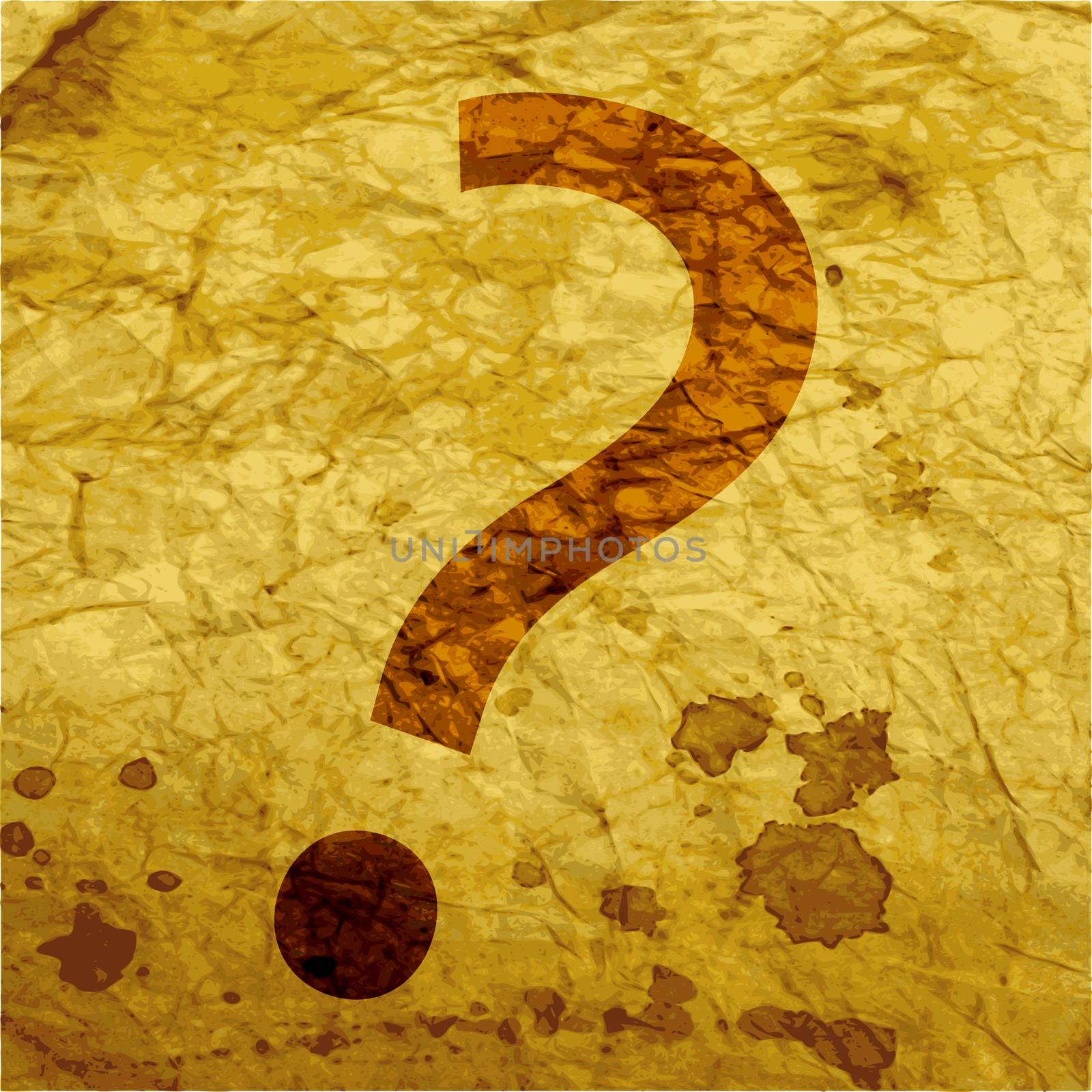 question mark icon Flat with abstract background by serhii_lohvyniuk