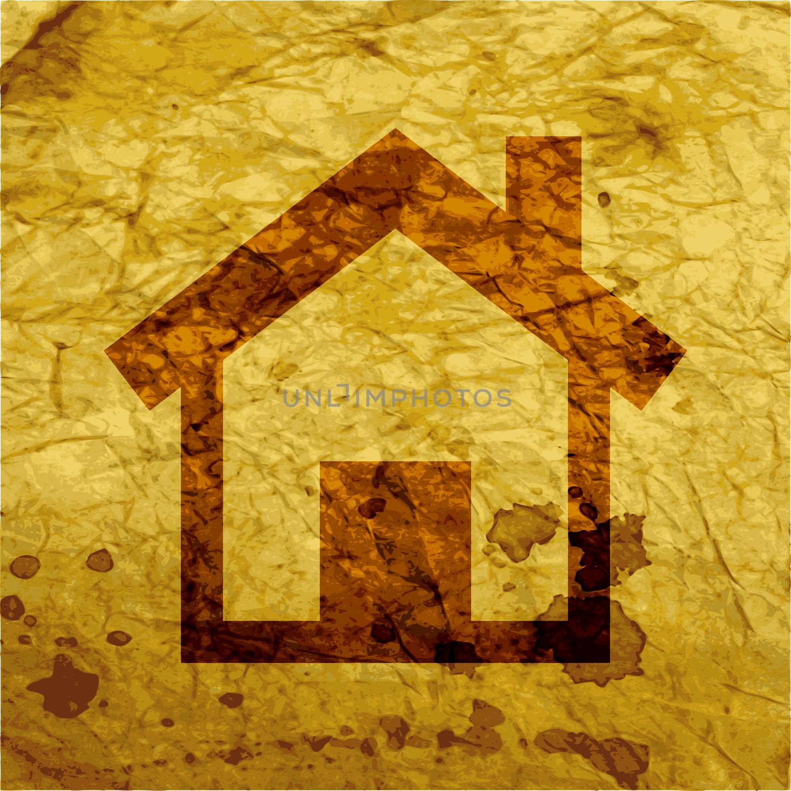 home. house icon Flat with abstract background.