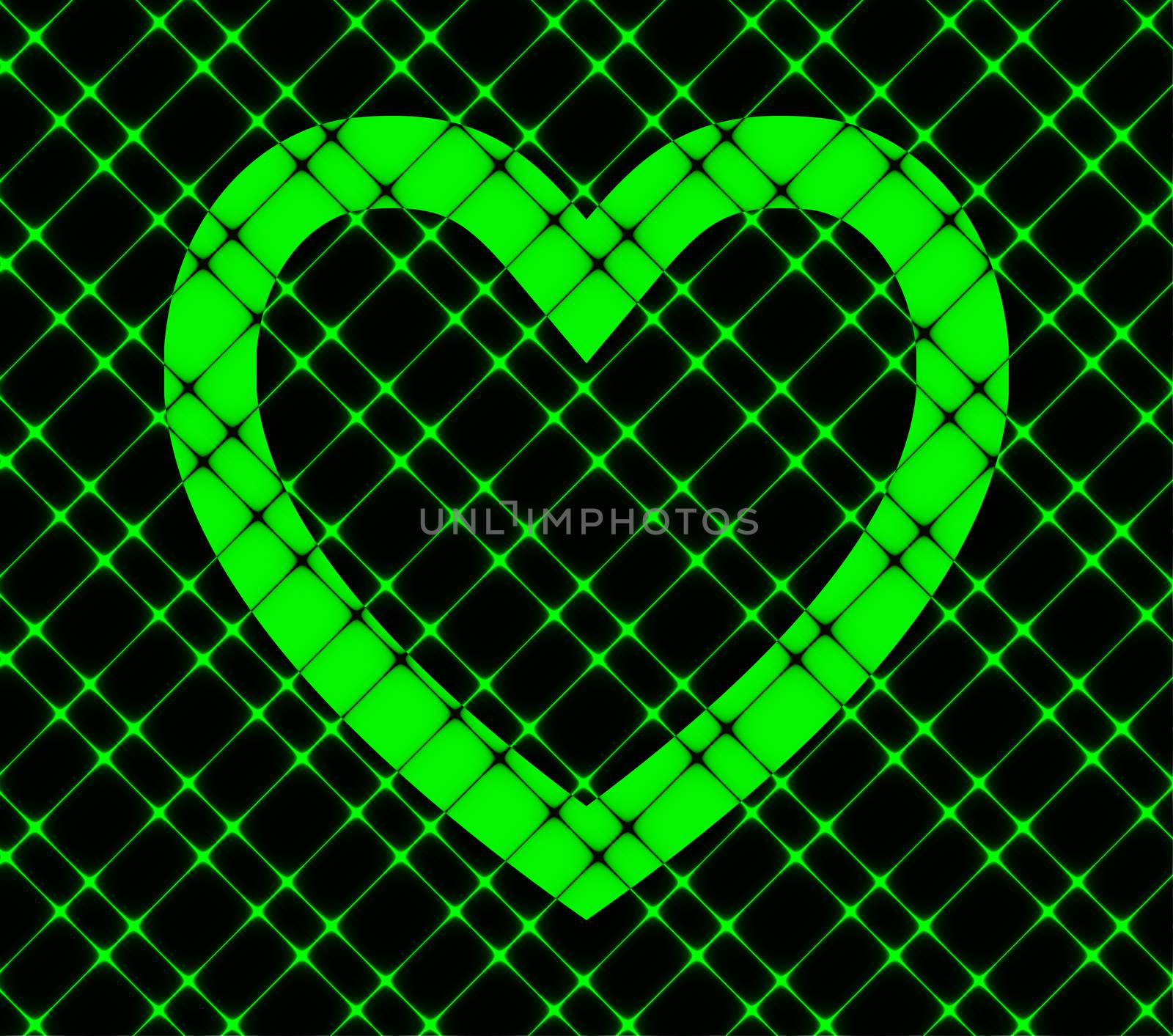 Heart icon Flat with abstract background by serhii_lohvyniuk