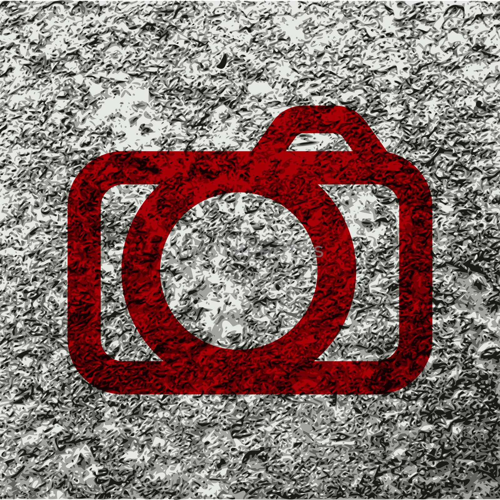 Camera icon Flat with abstract background by serhii_lohvyniuk