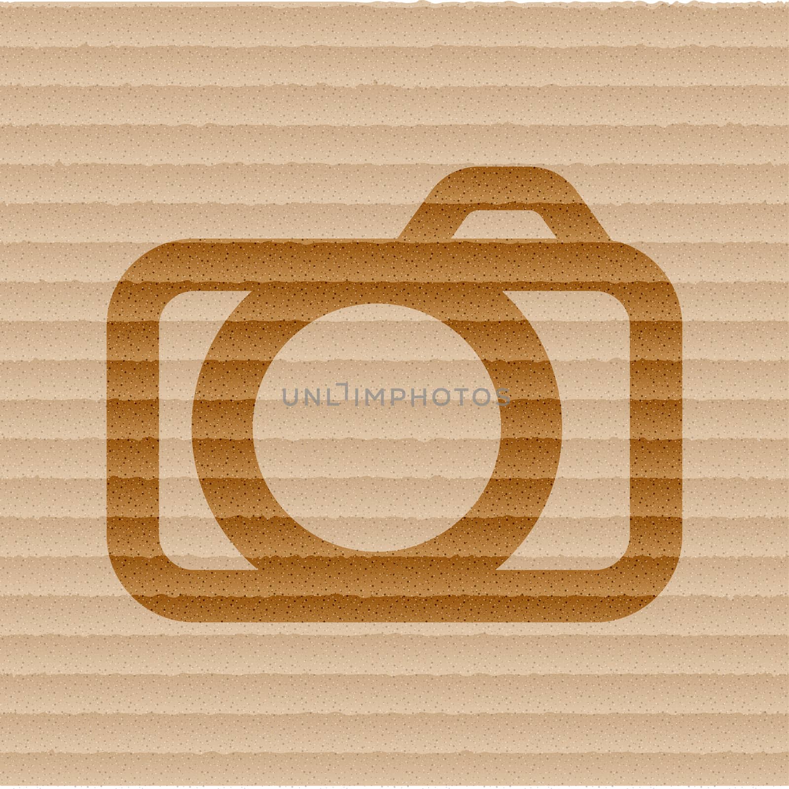 Camera icon Flat with abstract background.