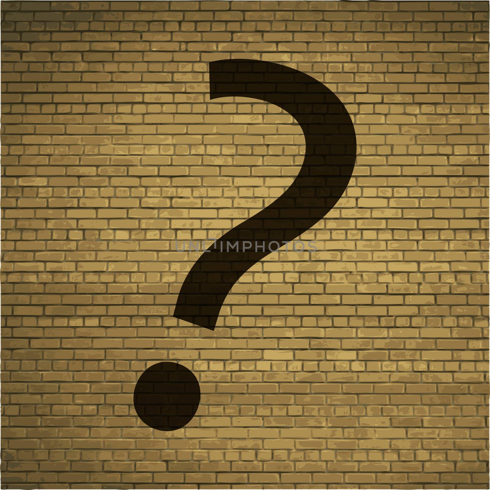 question mark icon Flat with abstract background by serhii_lohvyniuk