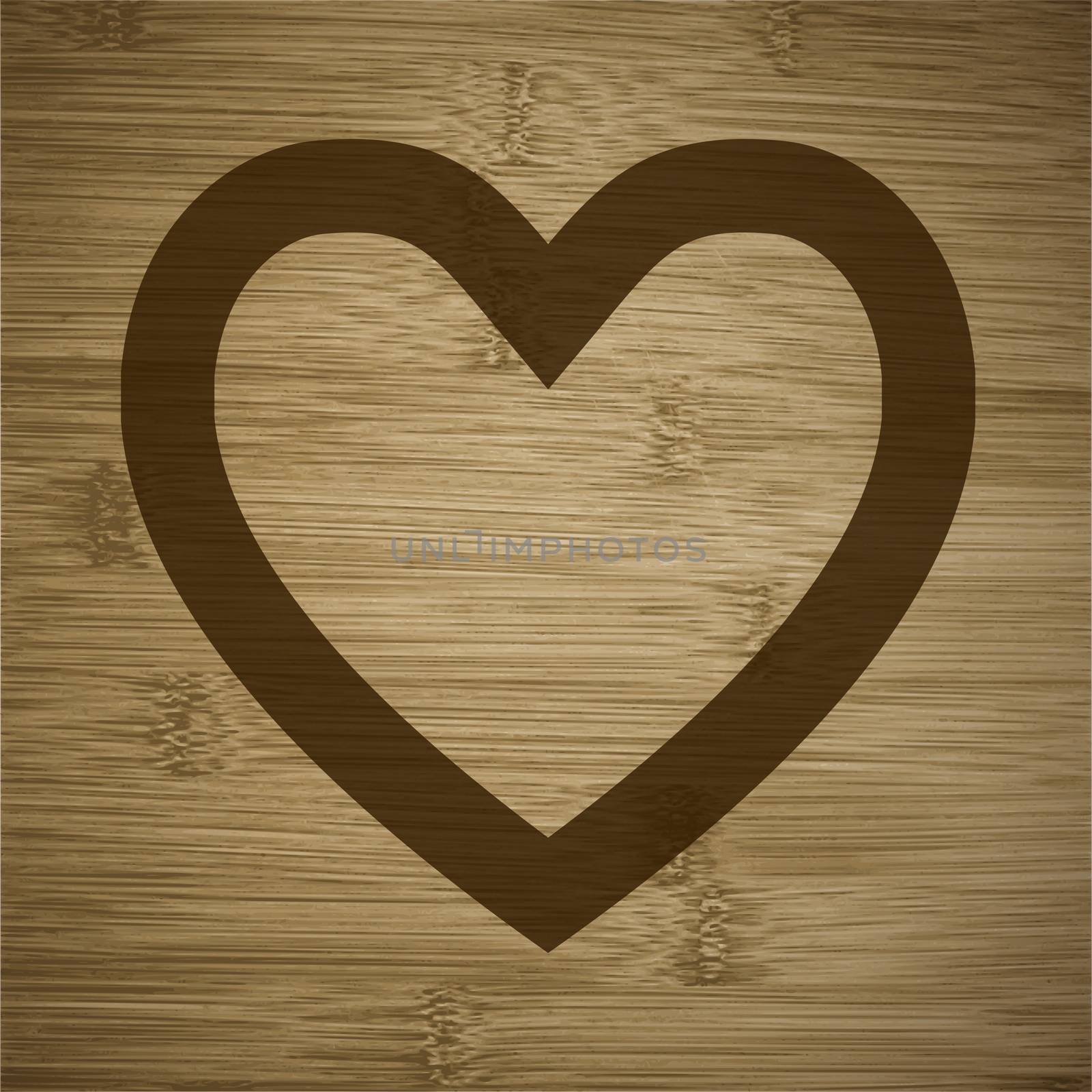 Heart icon Flat with abstract background.