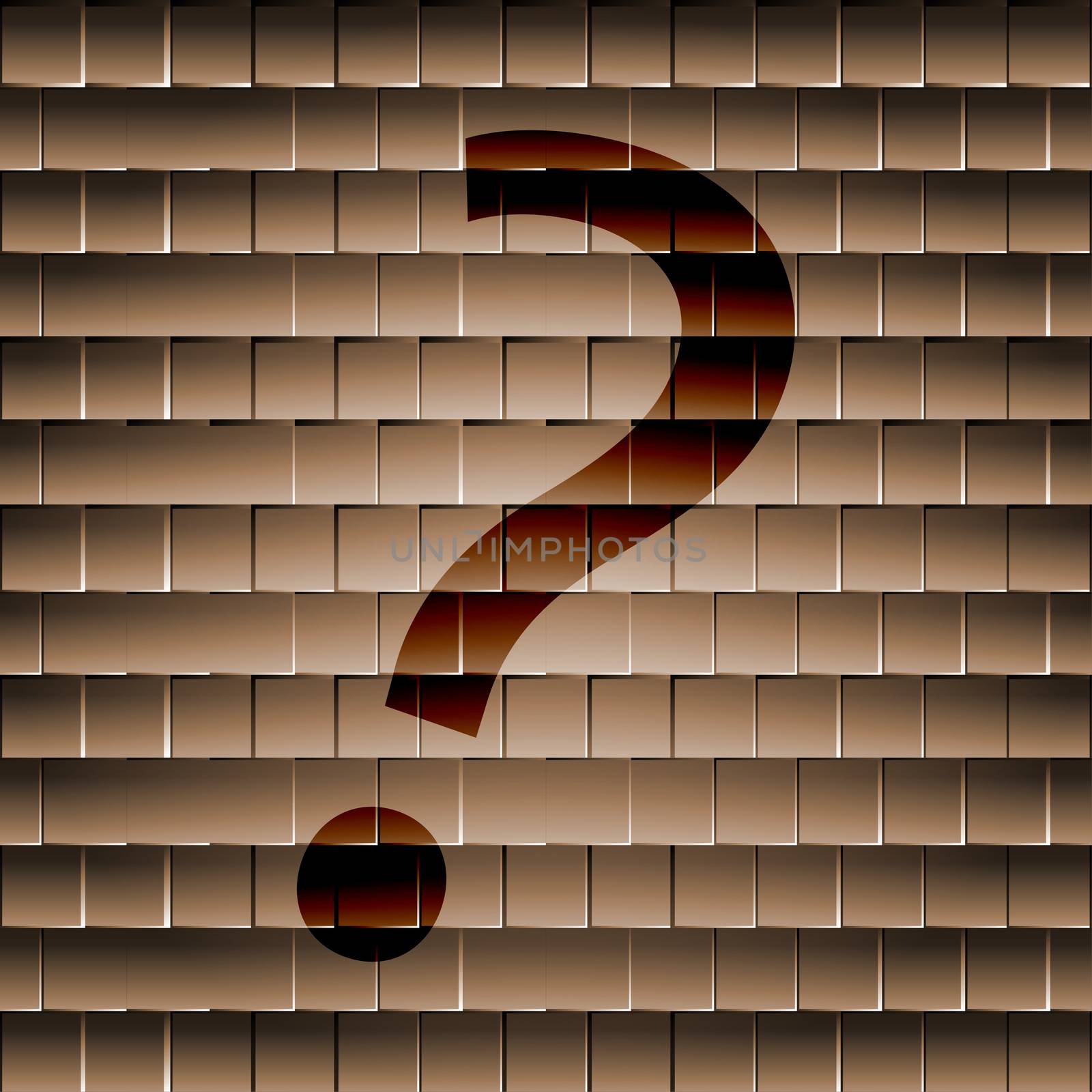 question mark icon Flat with abstract background by serhii_lohvyniuk