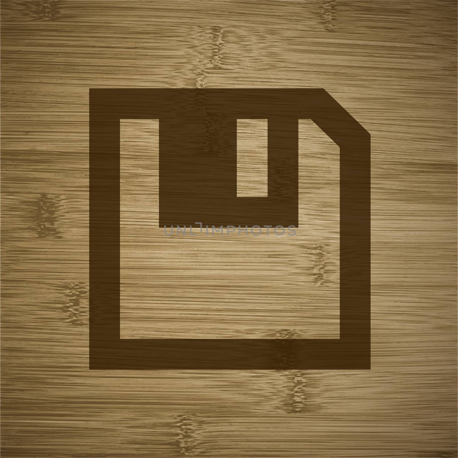 floppy disk icon Flat with abstract background.