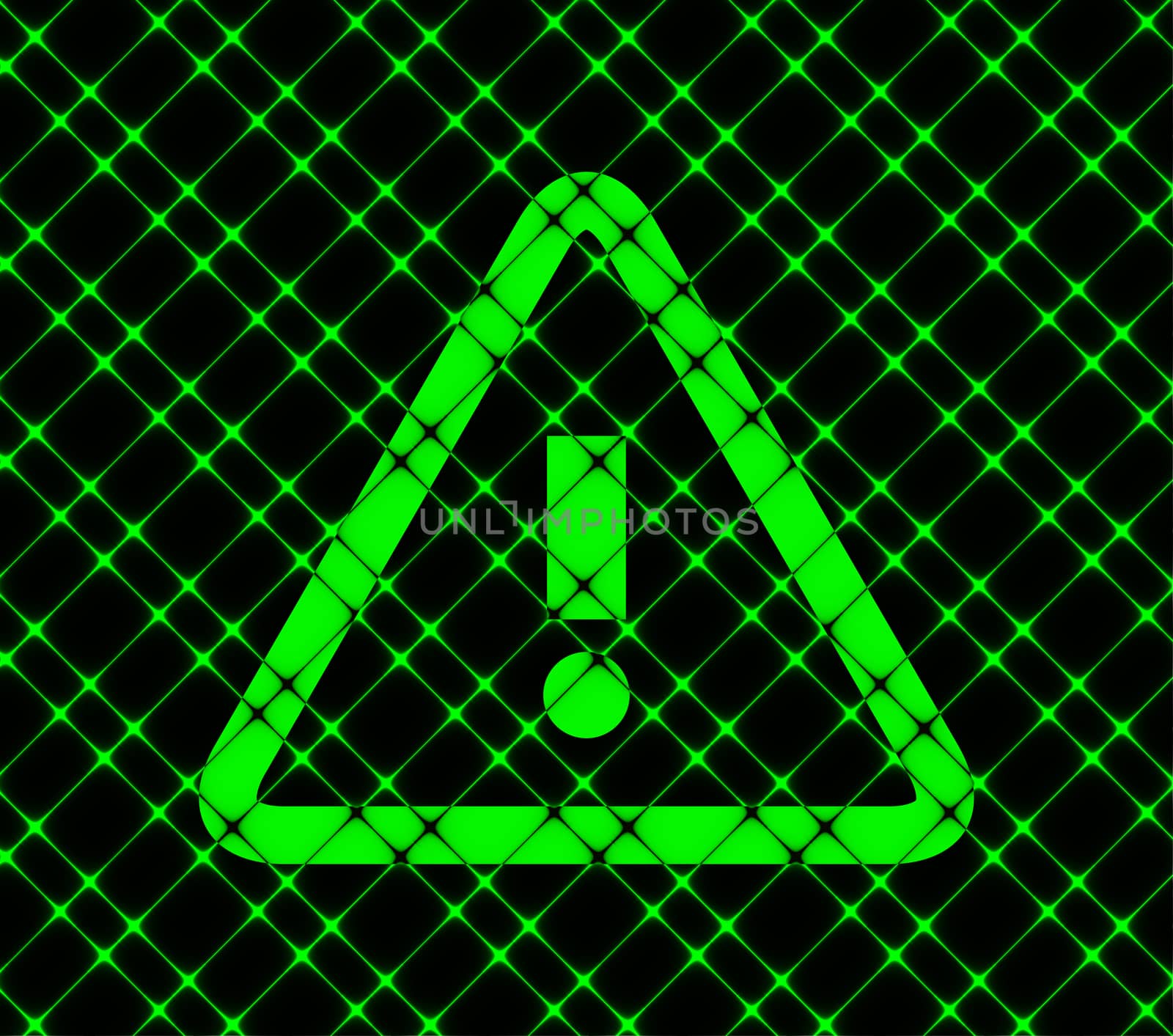 danger. exclamation mark icon flat design with abstract background.