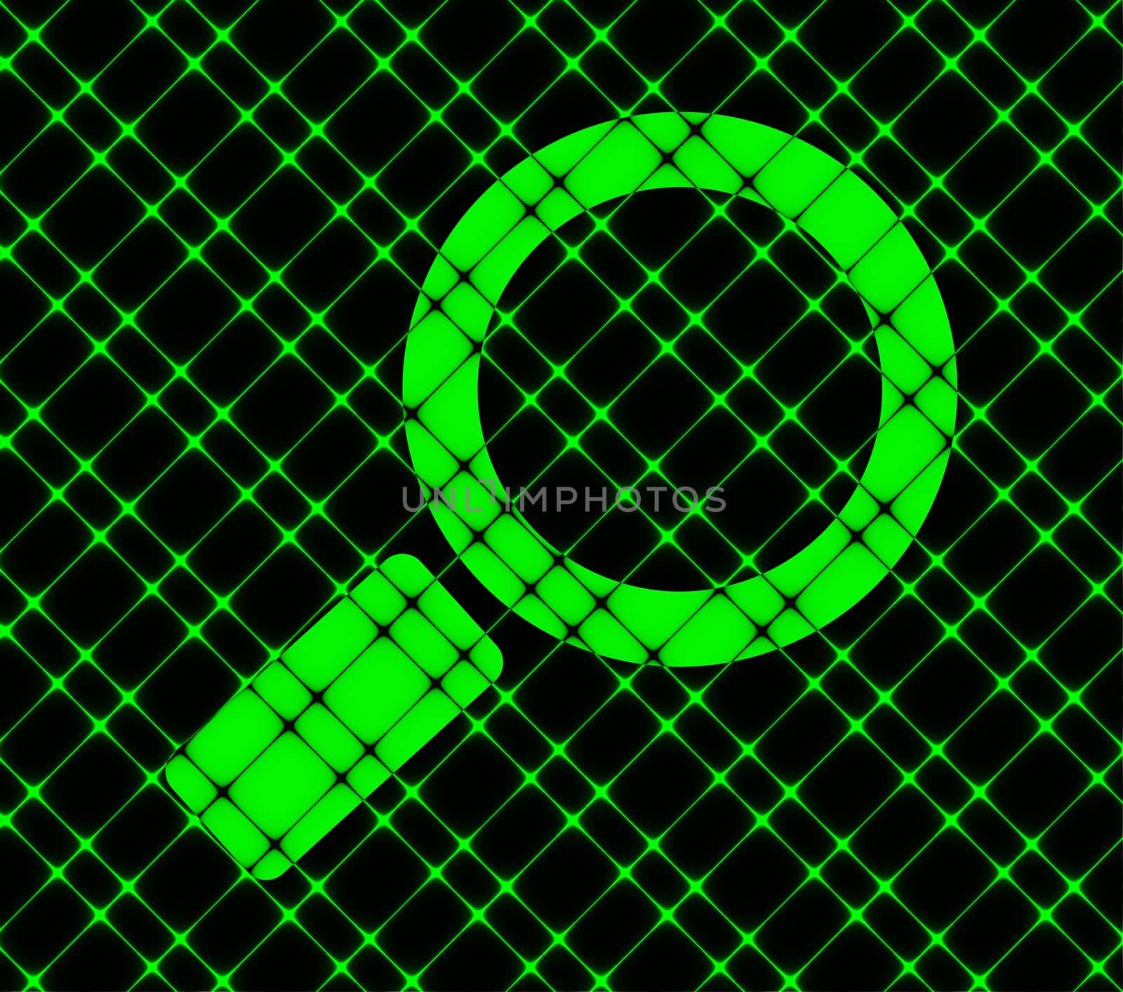 Search Icon. magnifier Flat with abstract background by serhii_lohvyniuk