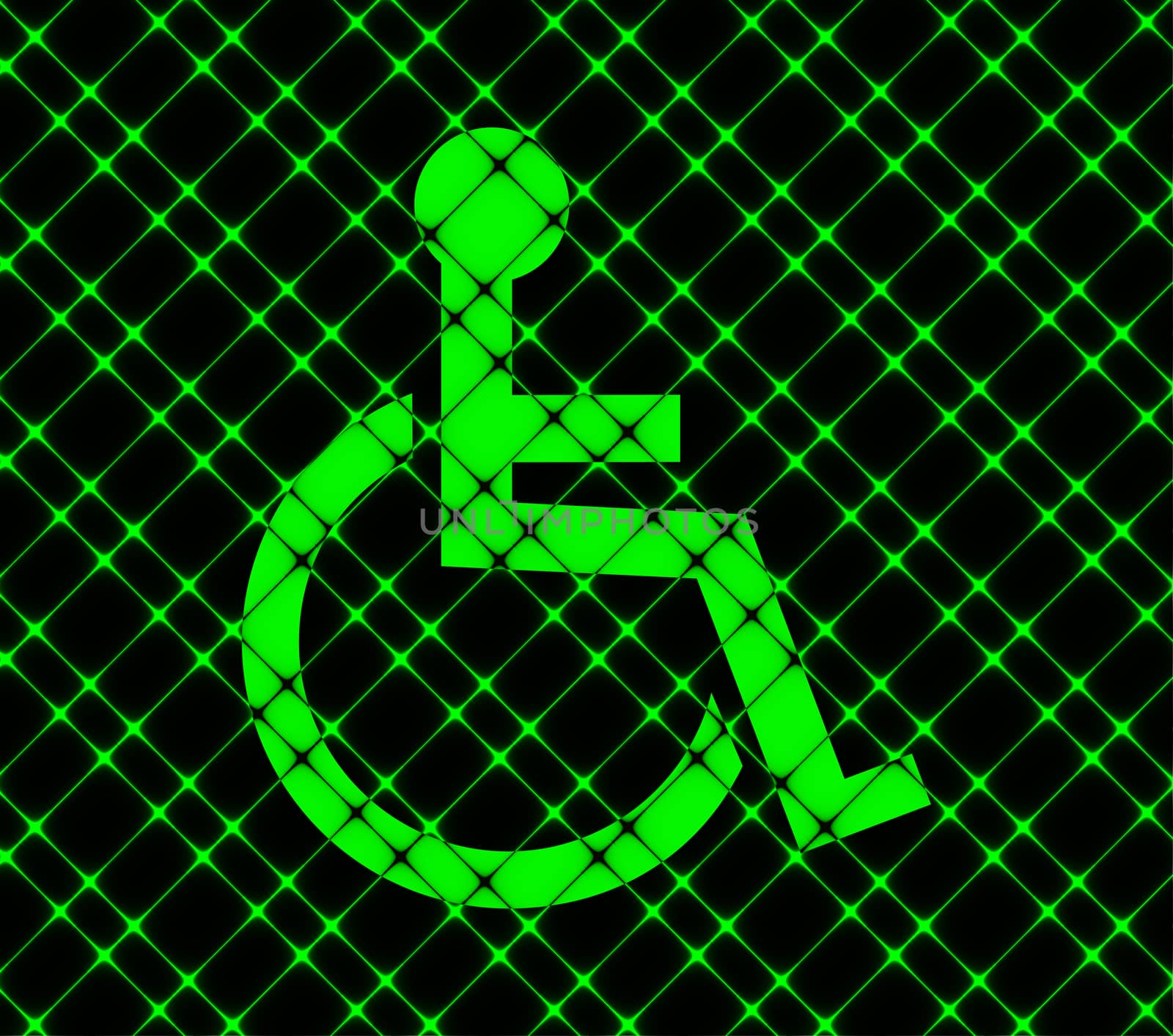 disabled. Flat modern web button and space for your text. .