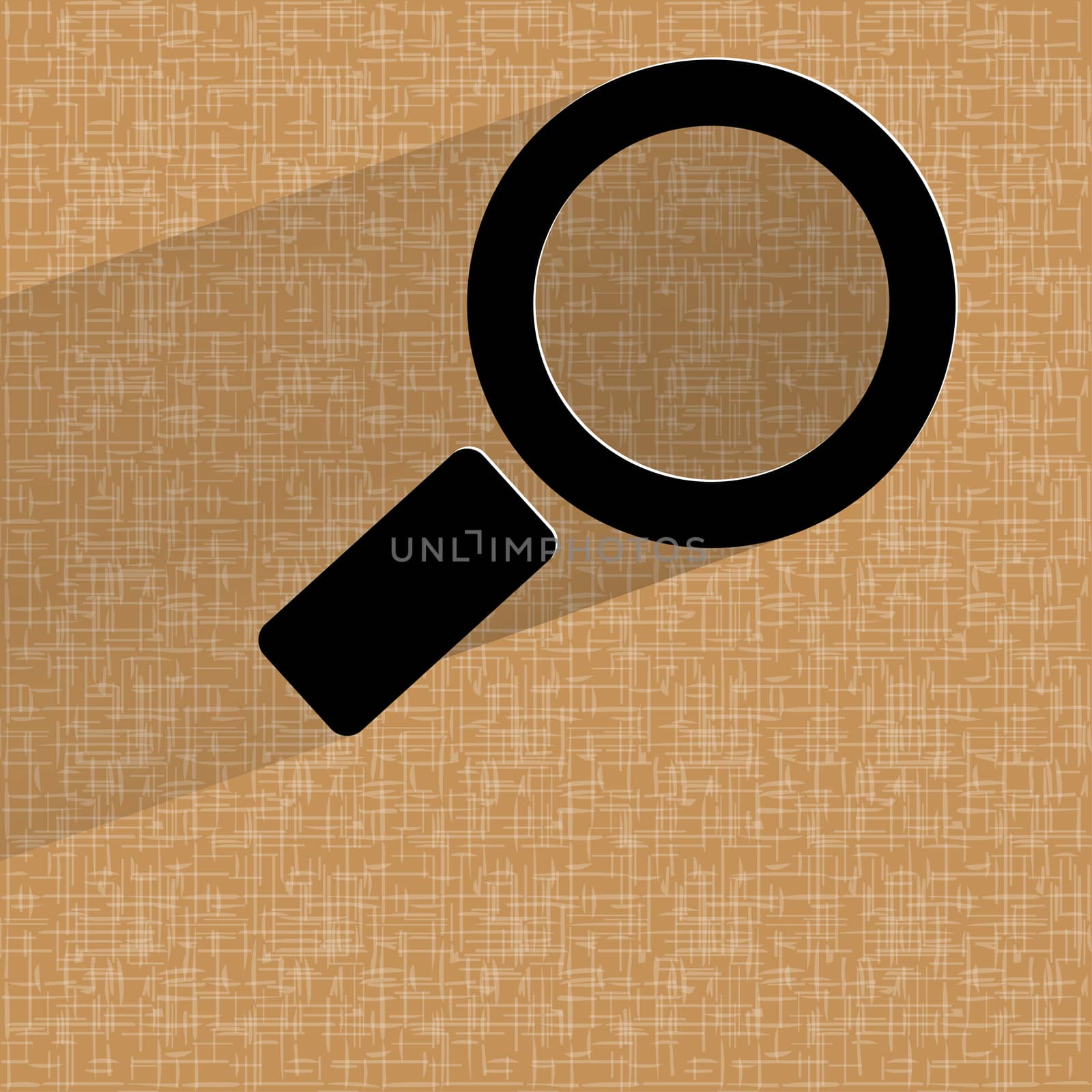 Search magnifier. Flat modern web design on a flat geometric abstract background by serhii_lohvyniuk