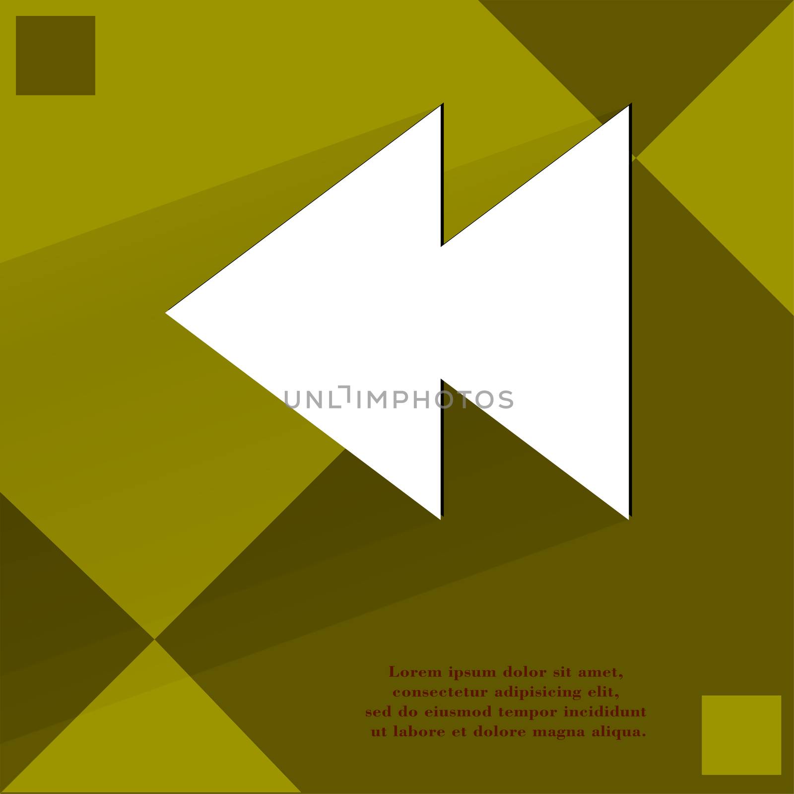 multimedia control. Flat modern web design on a flat geometric abstract background  by serhii_lohvyniuk