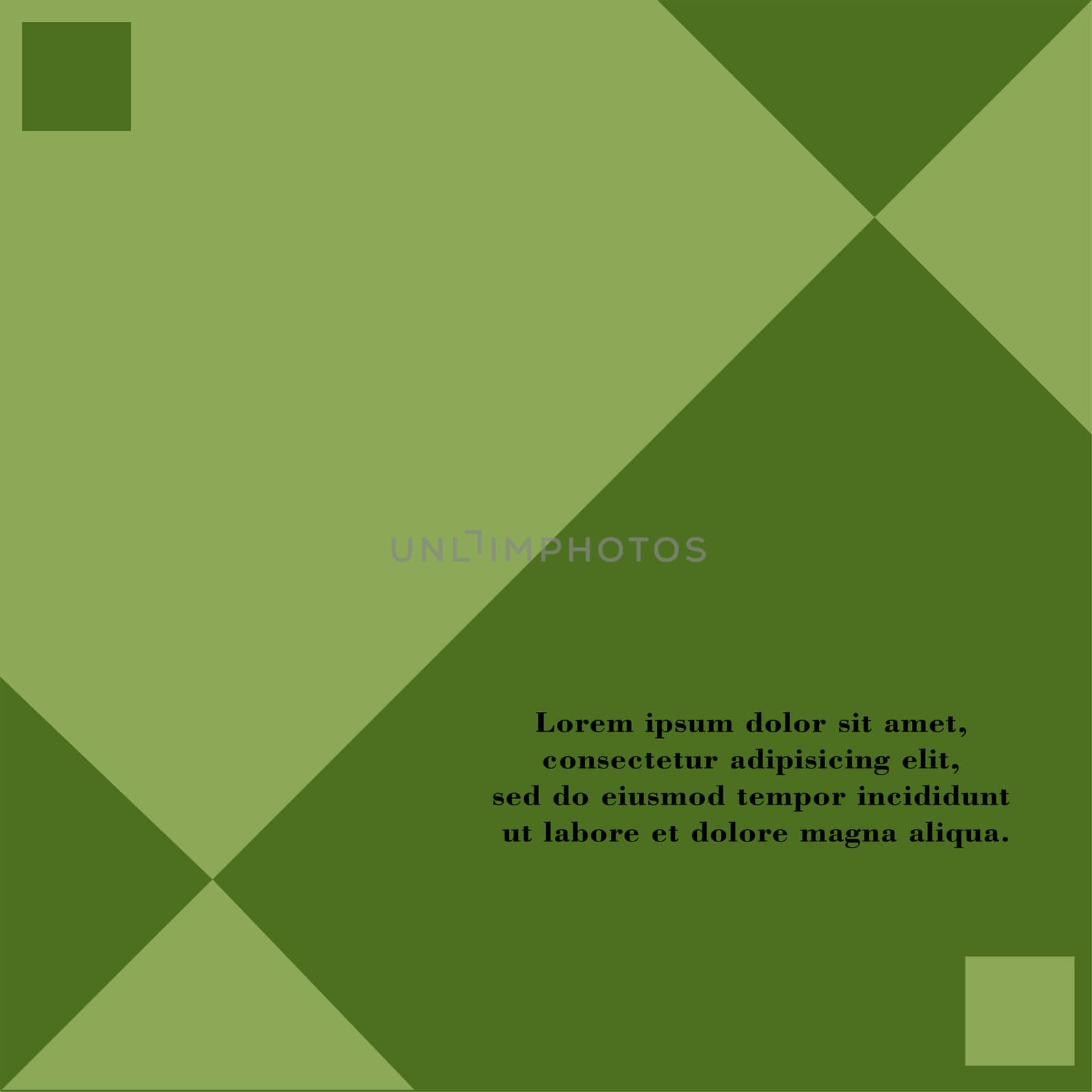 web design a flat geometric background message board for text. . 