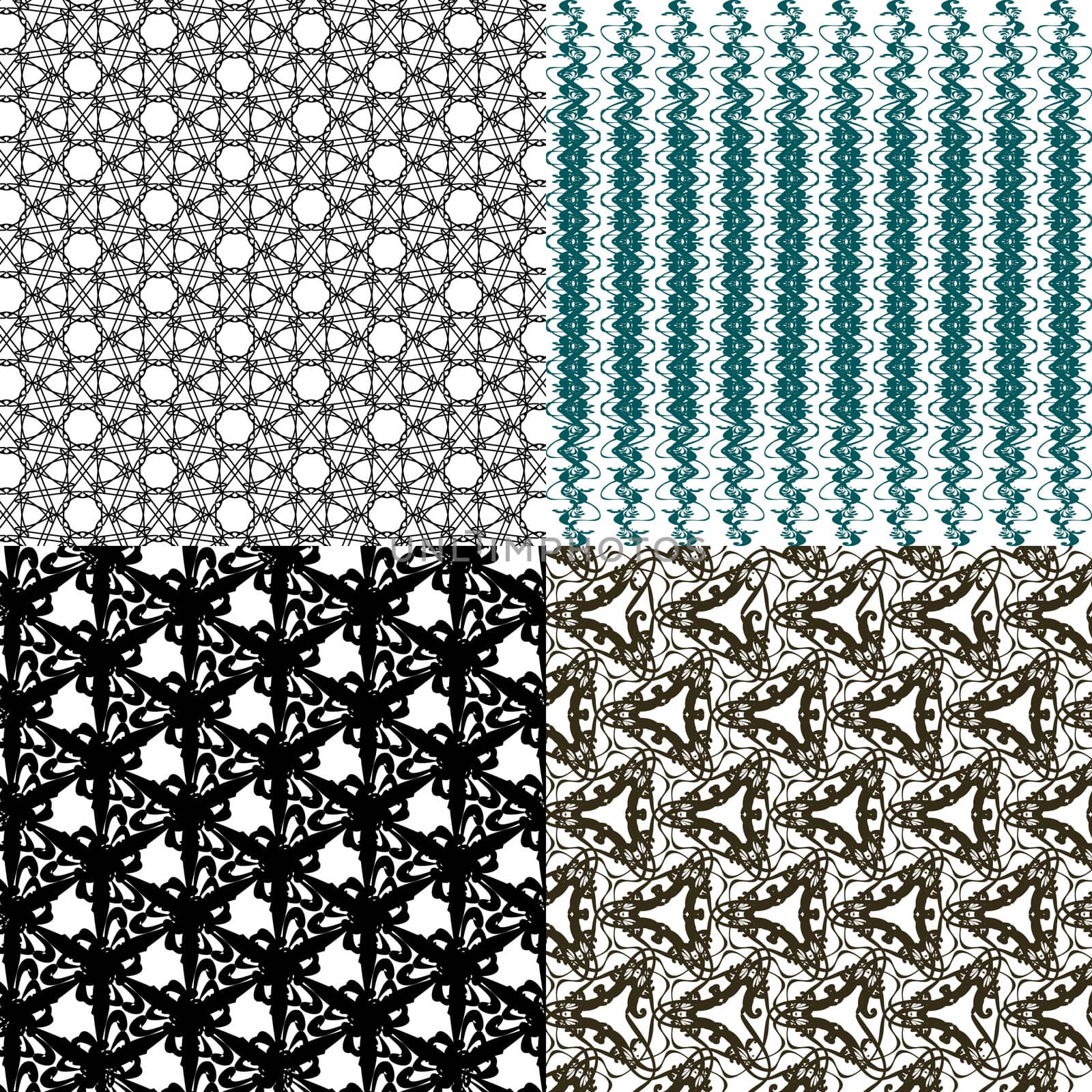 Set of  pattern. Modern stylish texture. Repeating abstract background.  by serhii_lohvyniuk