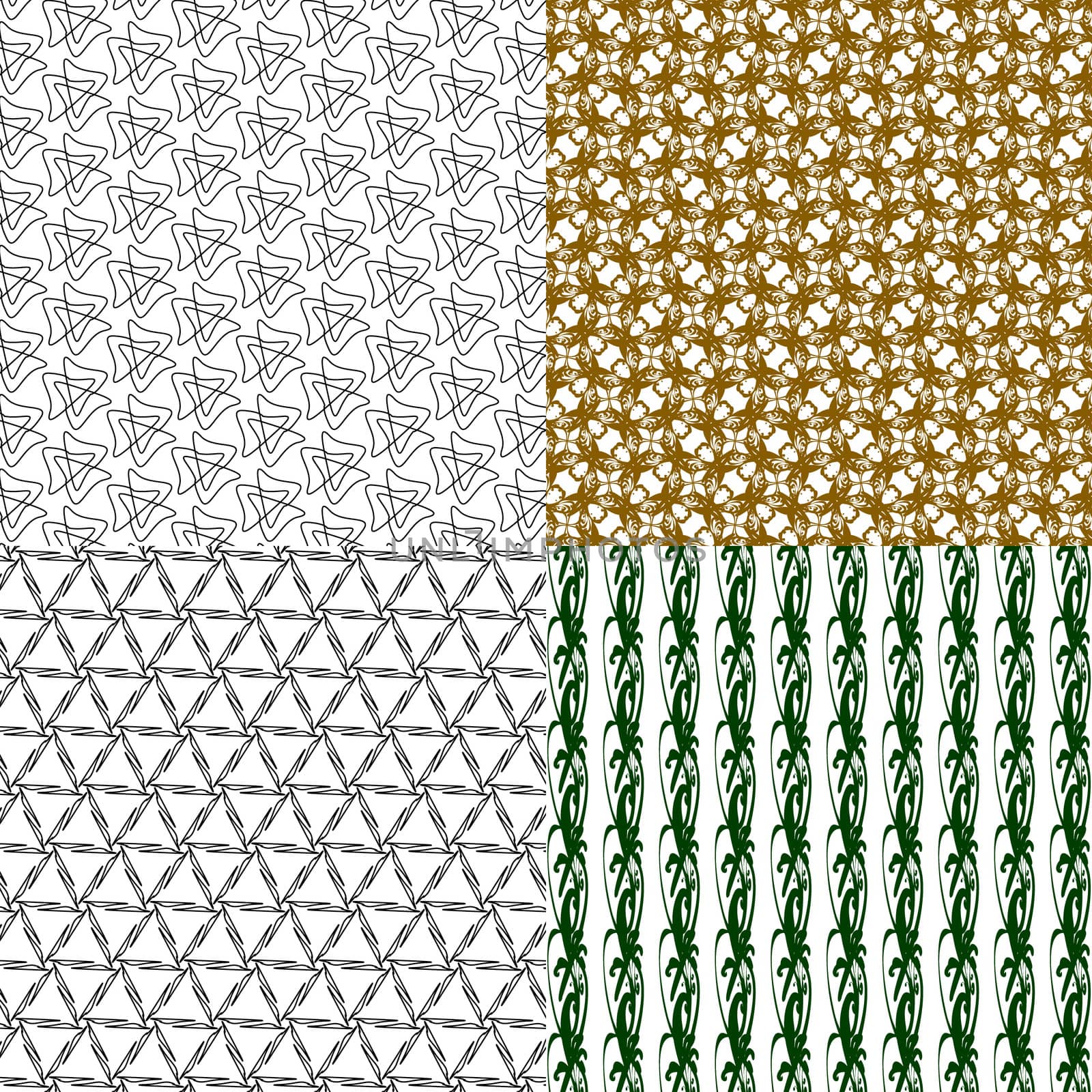 Set of  pattern. Modern stylish texture. Repeating abstract background.  by serhii_lohvyniuk