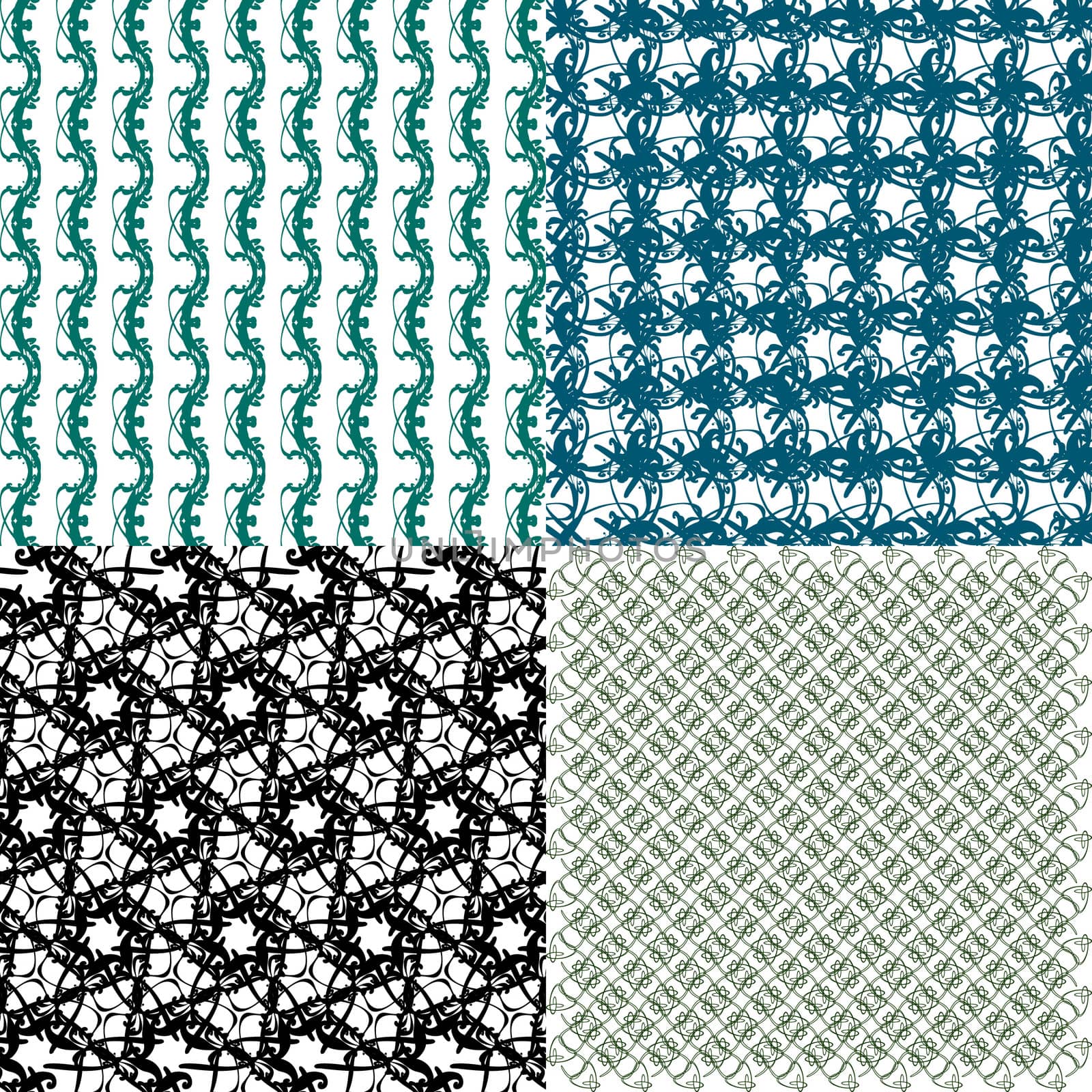 Set of  pattern. Modern stylish texture. Repeating abstract background.  by serhii_lohvyniuk