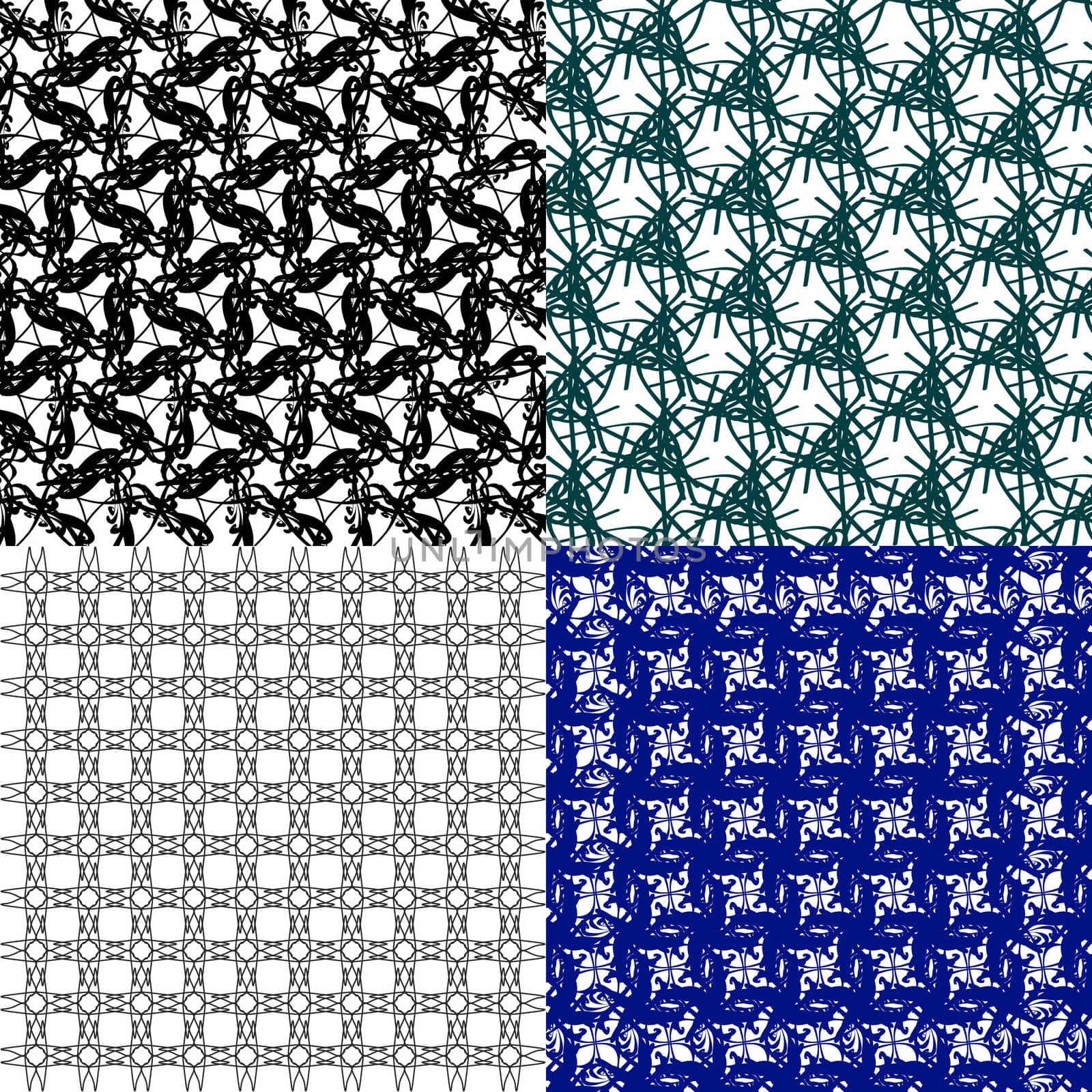 Set of  pattern. Modern stylish texture. Repeating abstract background.  by serhii_lohvyniuk