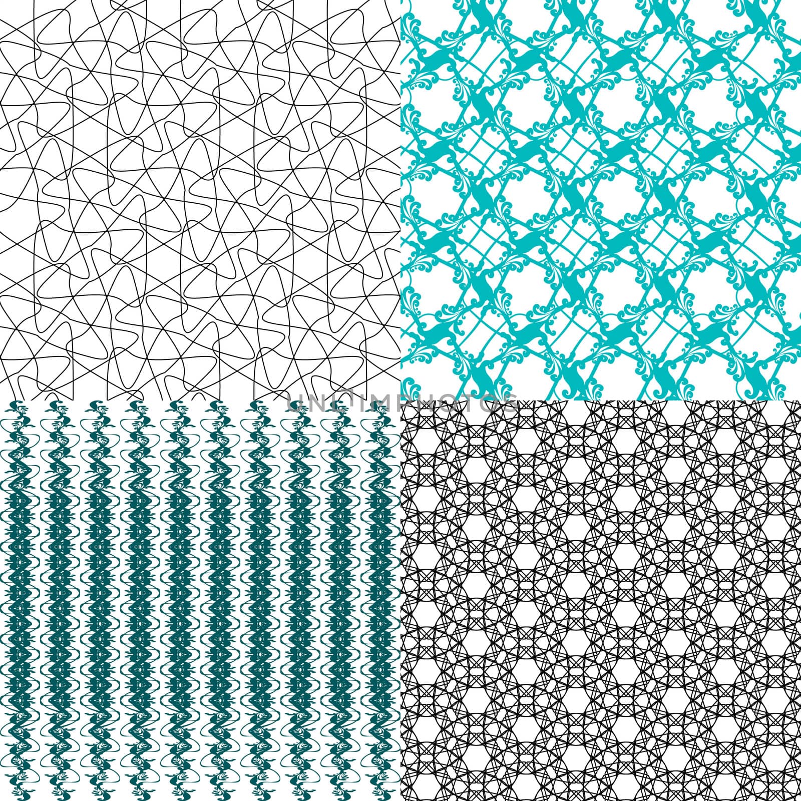 Set of  pattern. Modern stylish texture. Repeating abstract background.  by serhii_lohvyniuk