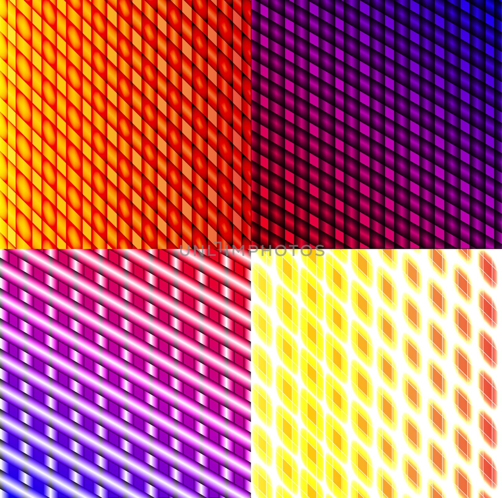 Set of dark abstract spectrum background lines.  illustration