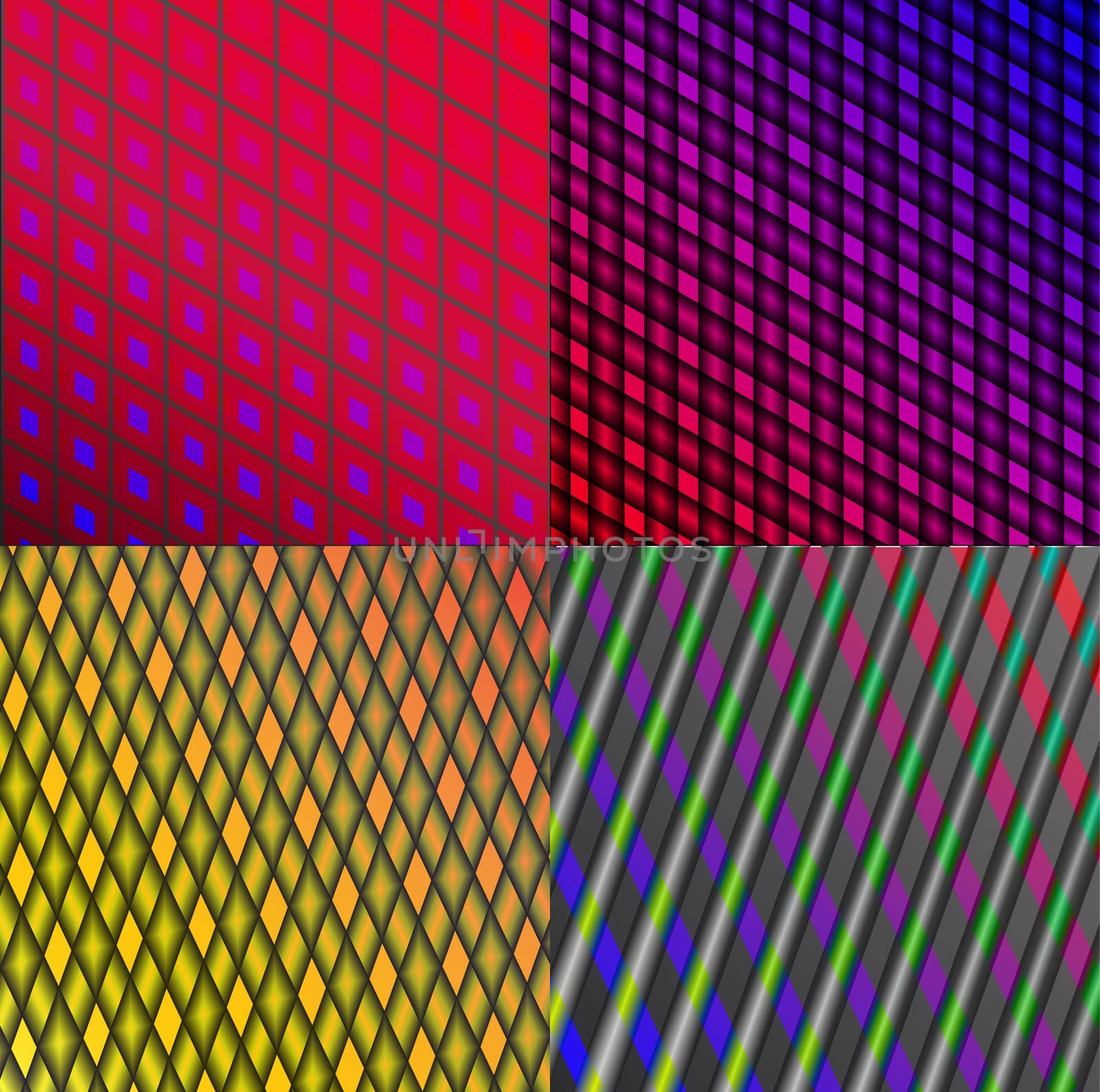 Set of dark abstract spectrum background lines.  by serhii_lohvyniuk