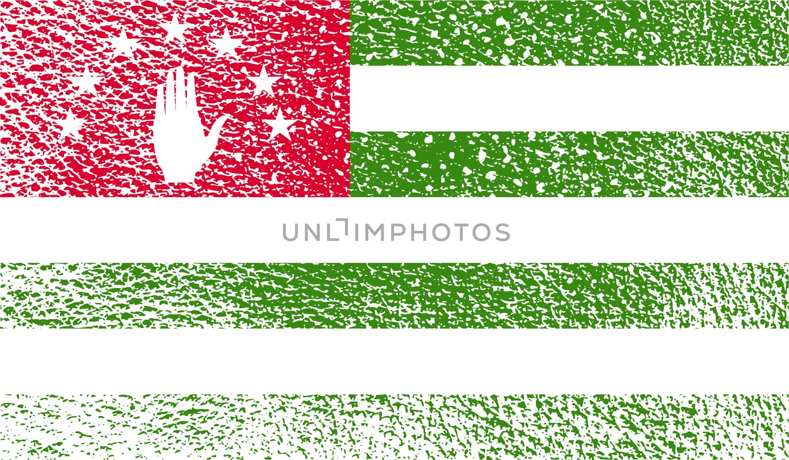 Flag of Abkhazia with old texture.  by serhii_lohvyniuk
