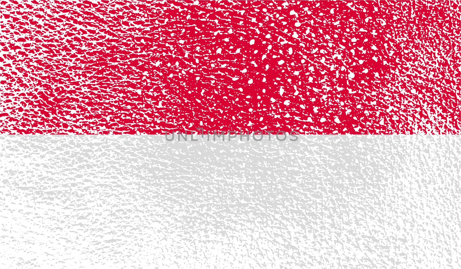 Flag of Monaco with old texture.  by serhii_lohvyniuk