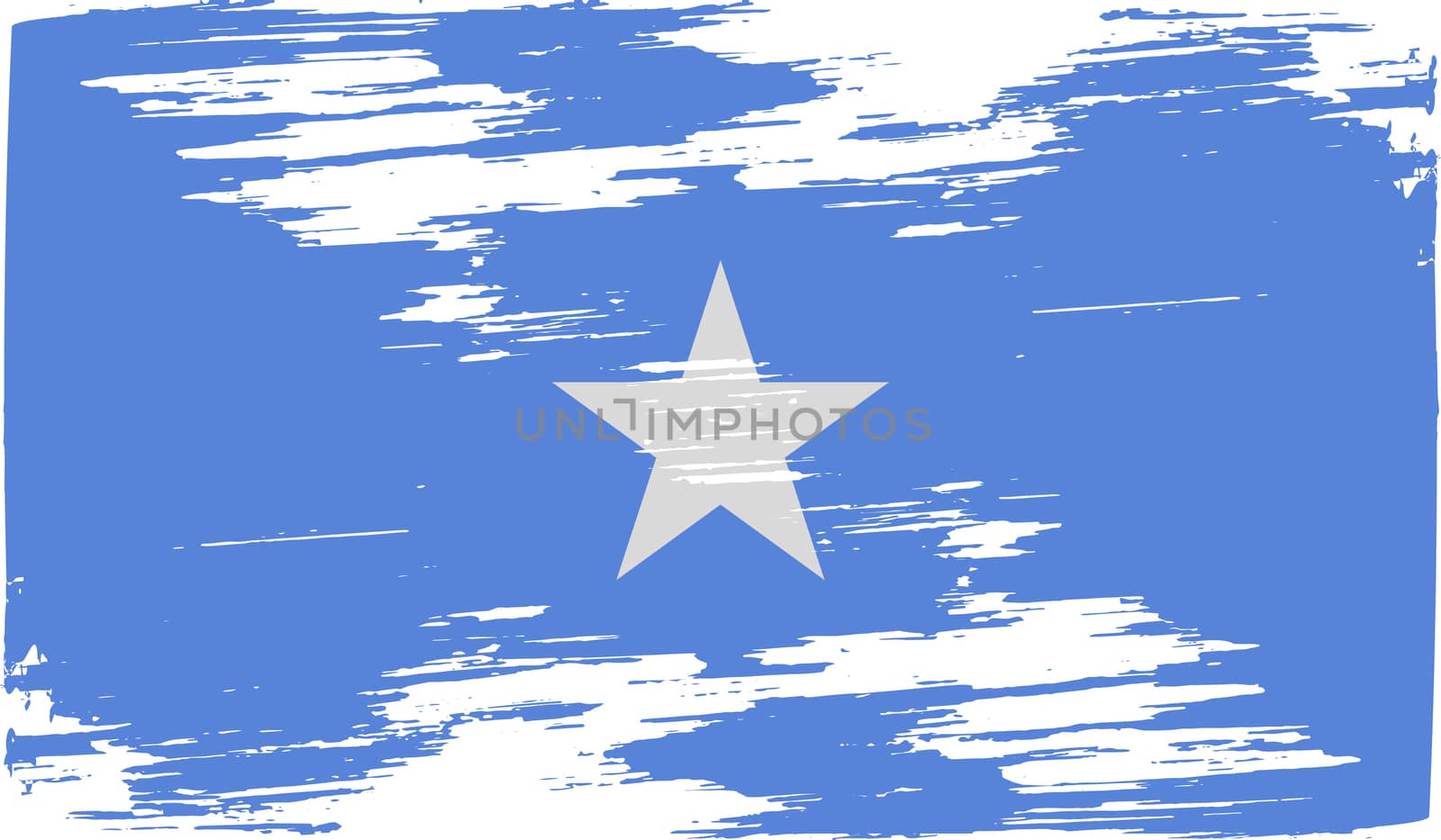 Flag of Somalia with old texture.  by serhii_lohvyniuk