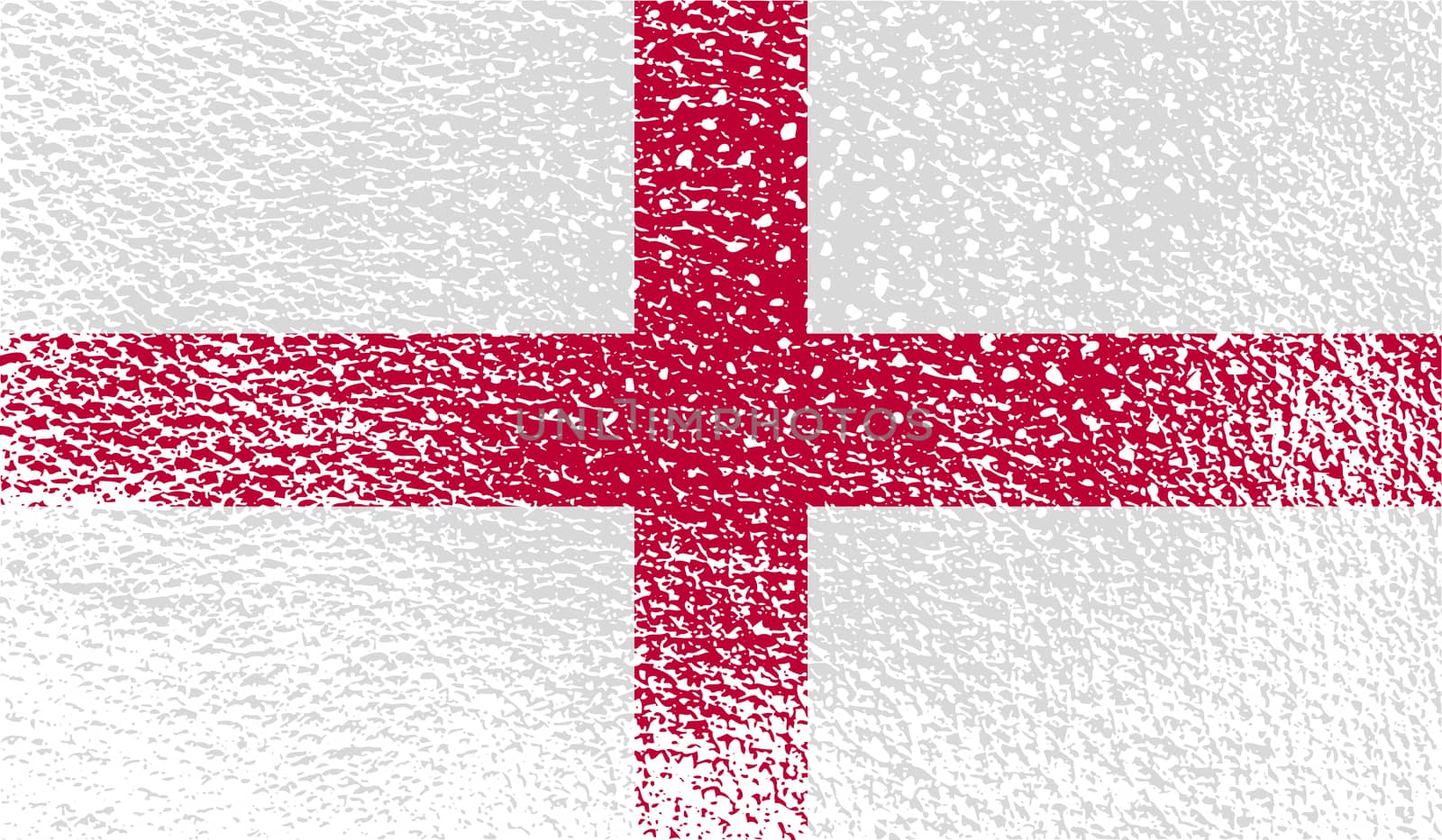 Flag of England with old texture.  by serhii_lohvyniuk