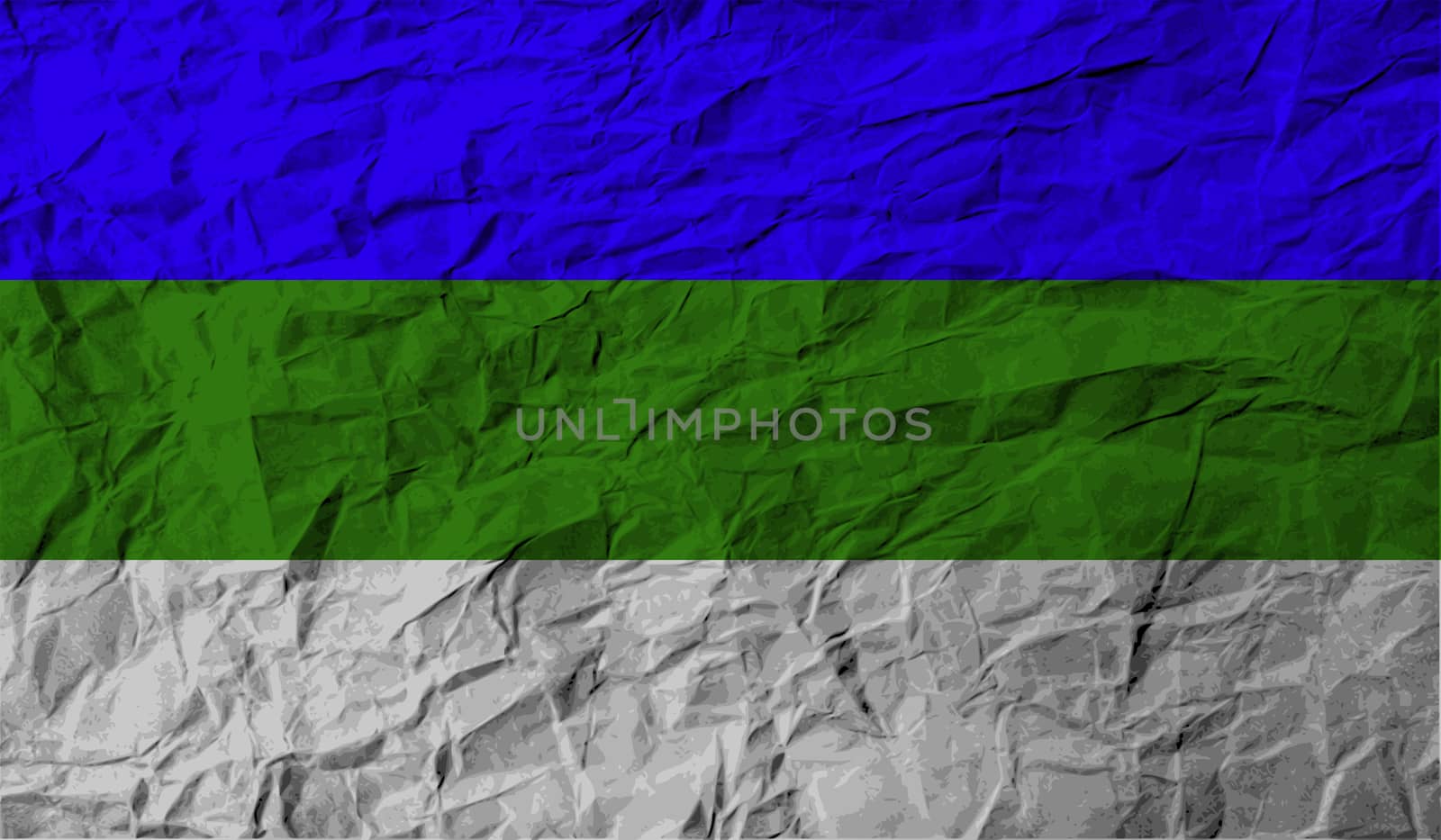 Flag of Komi with old texture.  by serhii_lohvyniuk