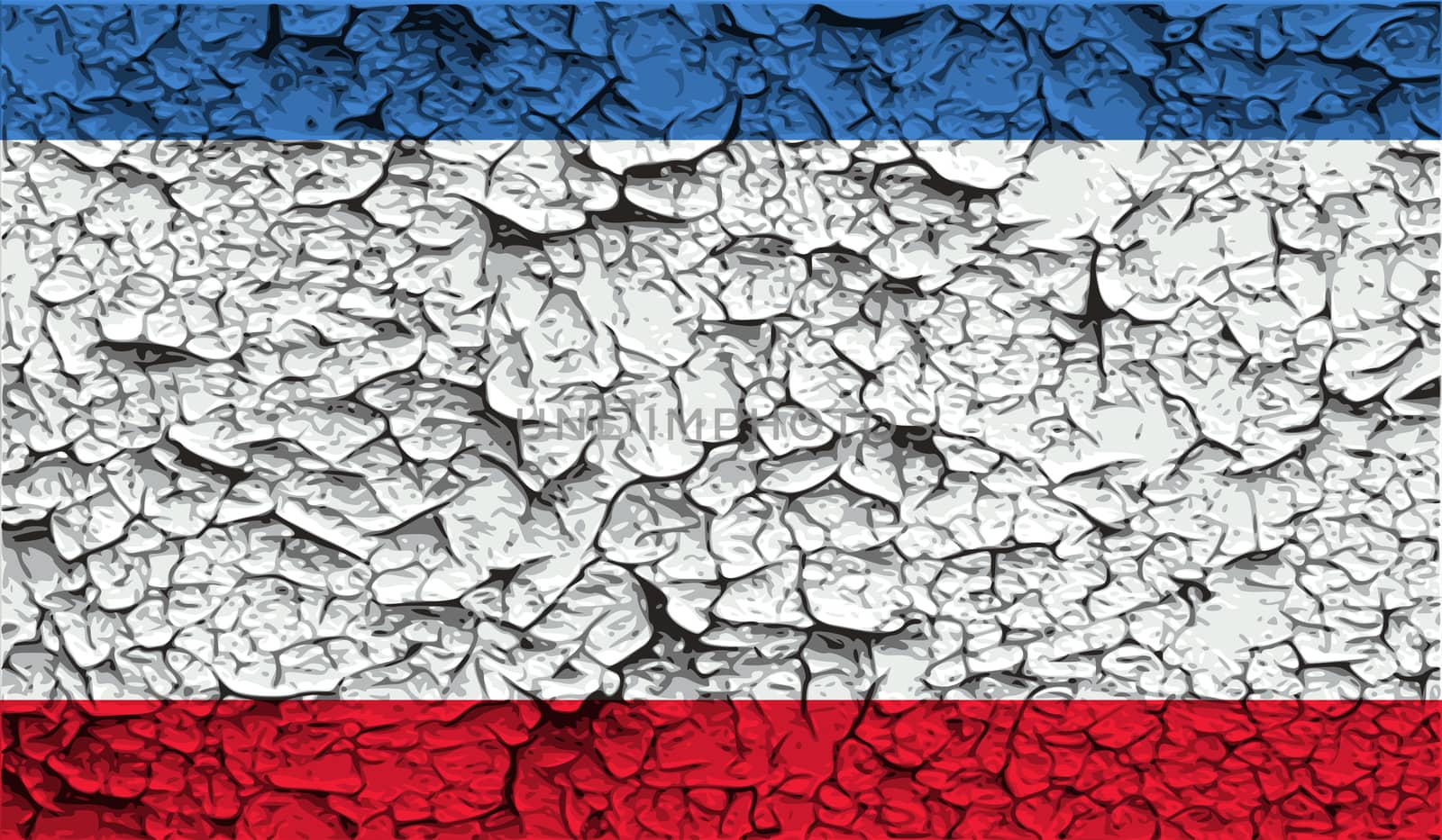 Flag of Crimea with old texture.  by serhii_lohvyniuk