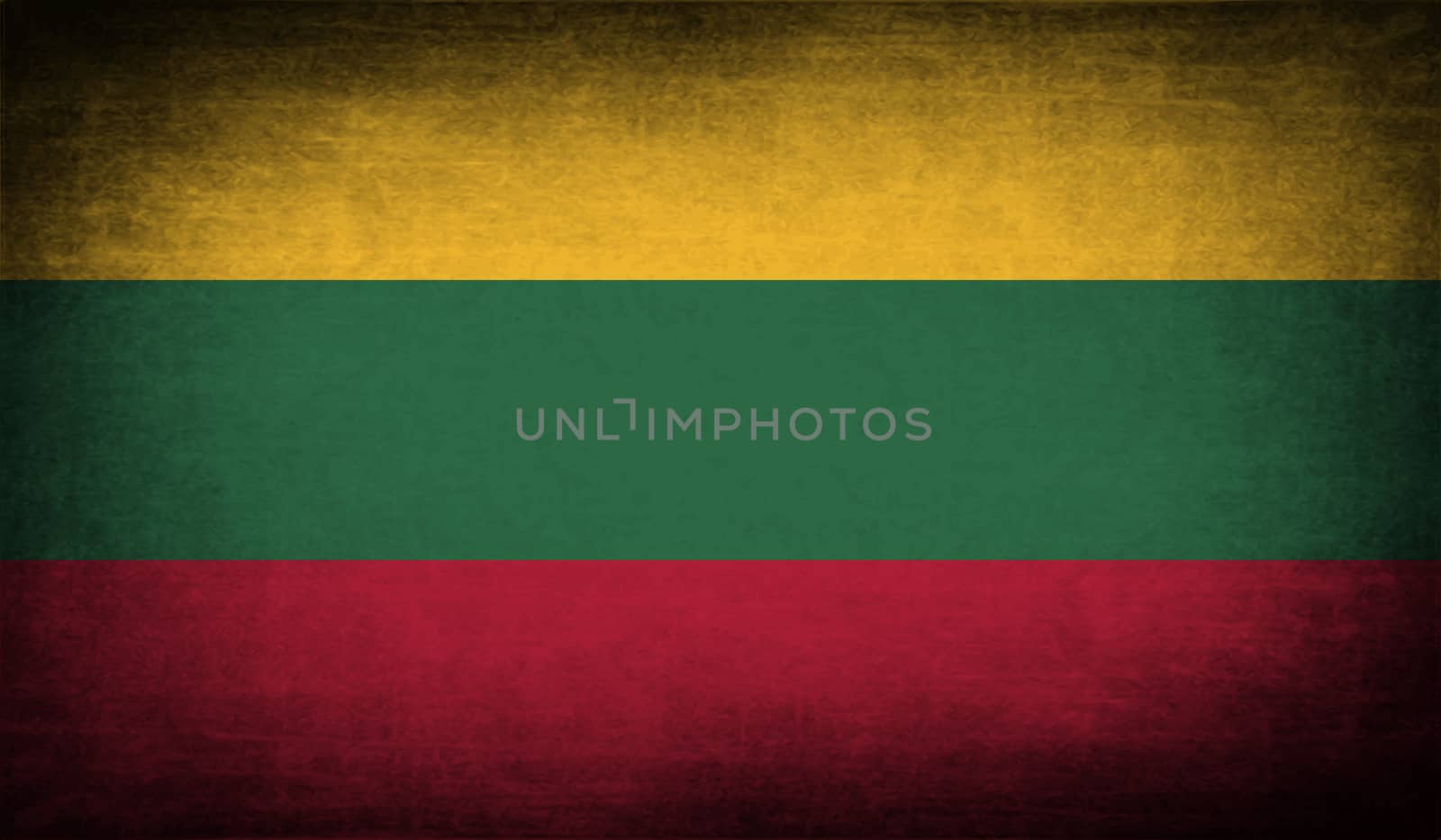Flag of Lithuania with old texture.  by serhii_lohvyniuk