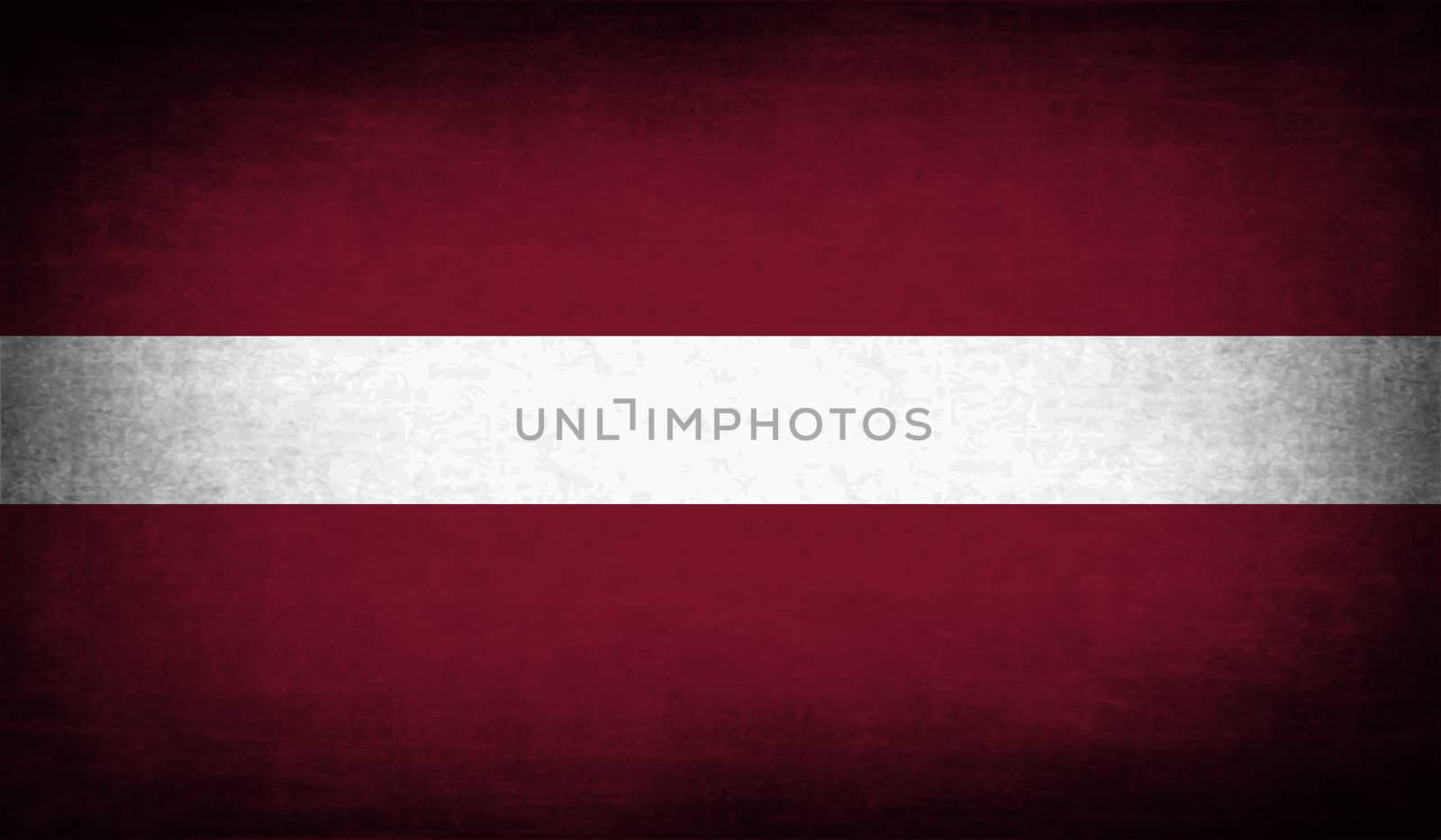 Flag of Latvia with old texture.  by serhii_lohvyniuk