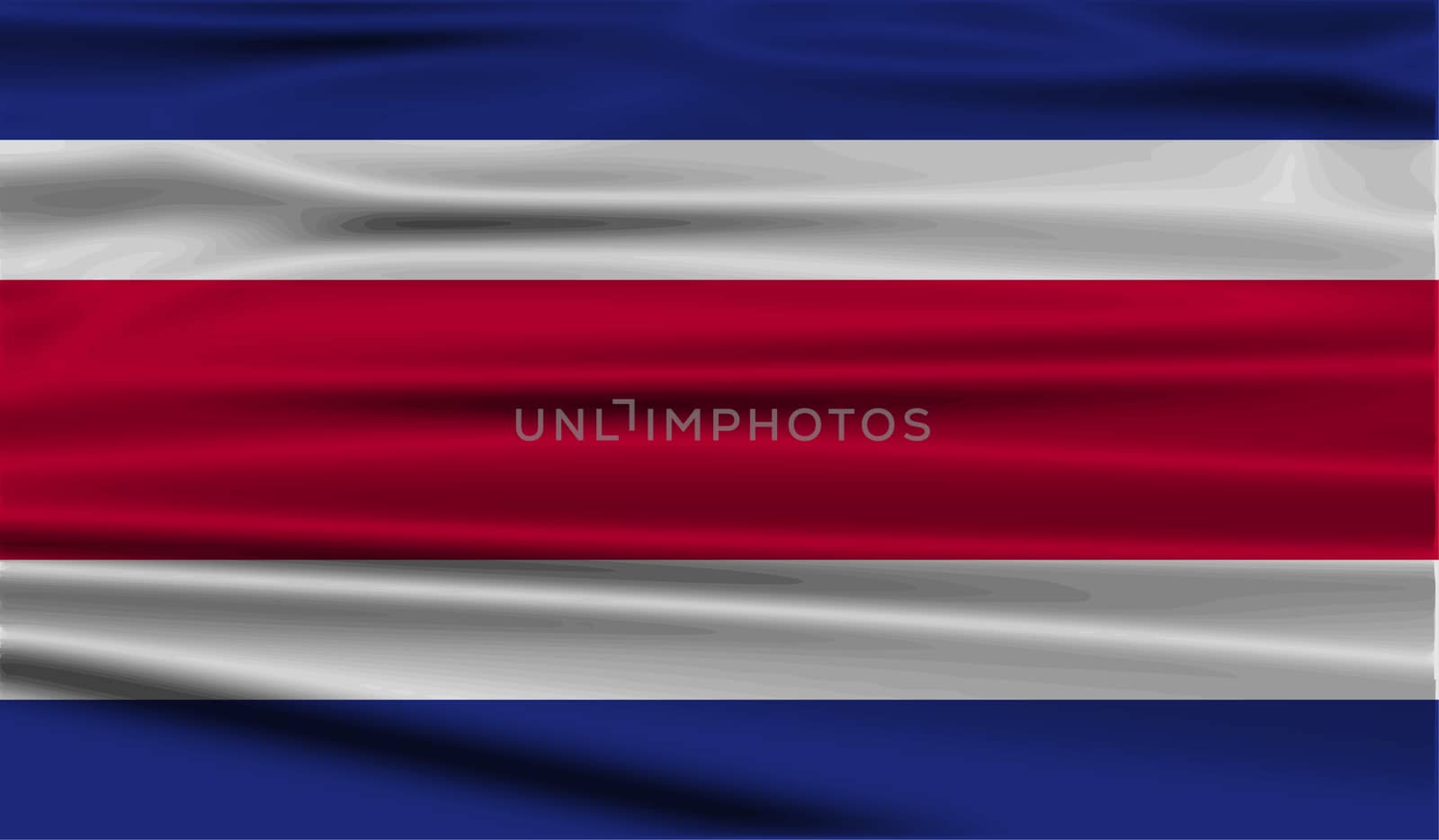Flag of Costa Rica with old texture.  by serhii_lohvyniuk