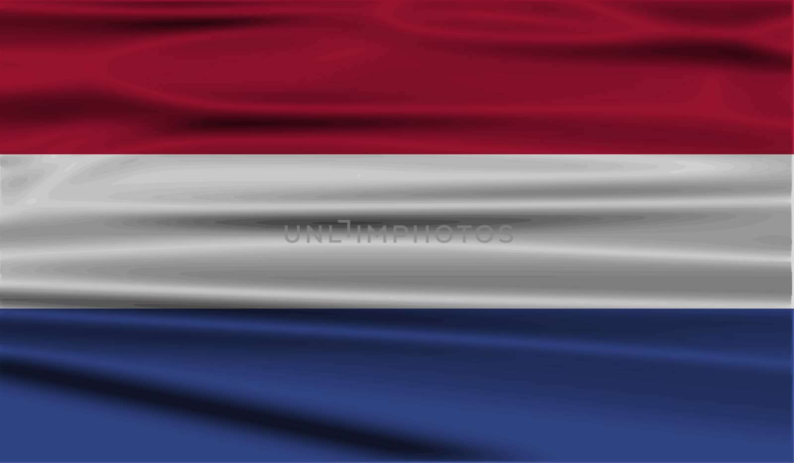 Flag of Netherlands with old texture.  by serhii_lohvyniuk