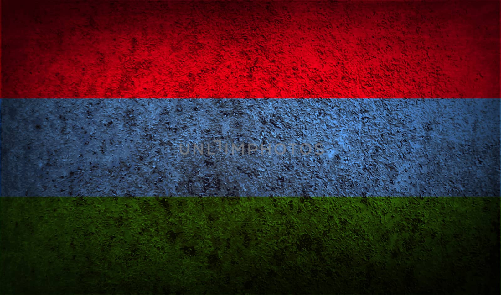 Flag of Karelia with old texture.  by serhii_lohvyniuk