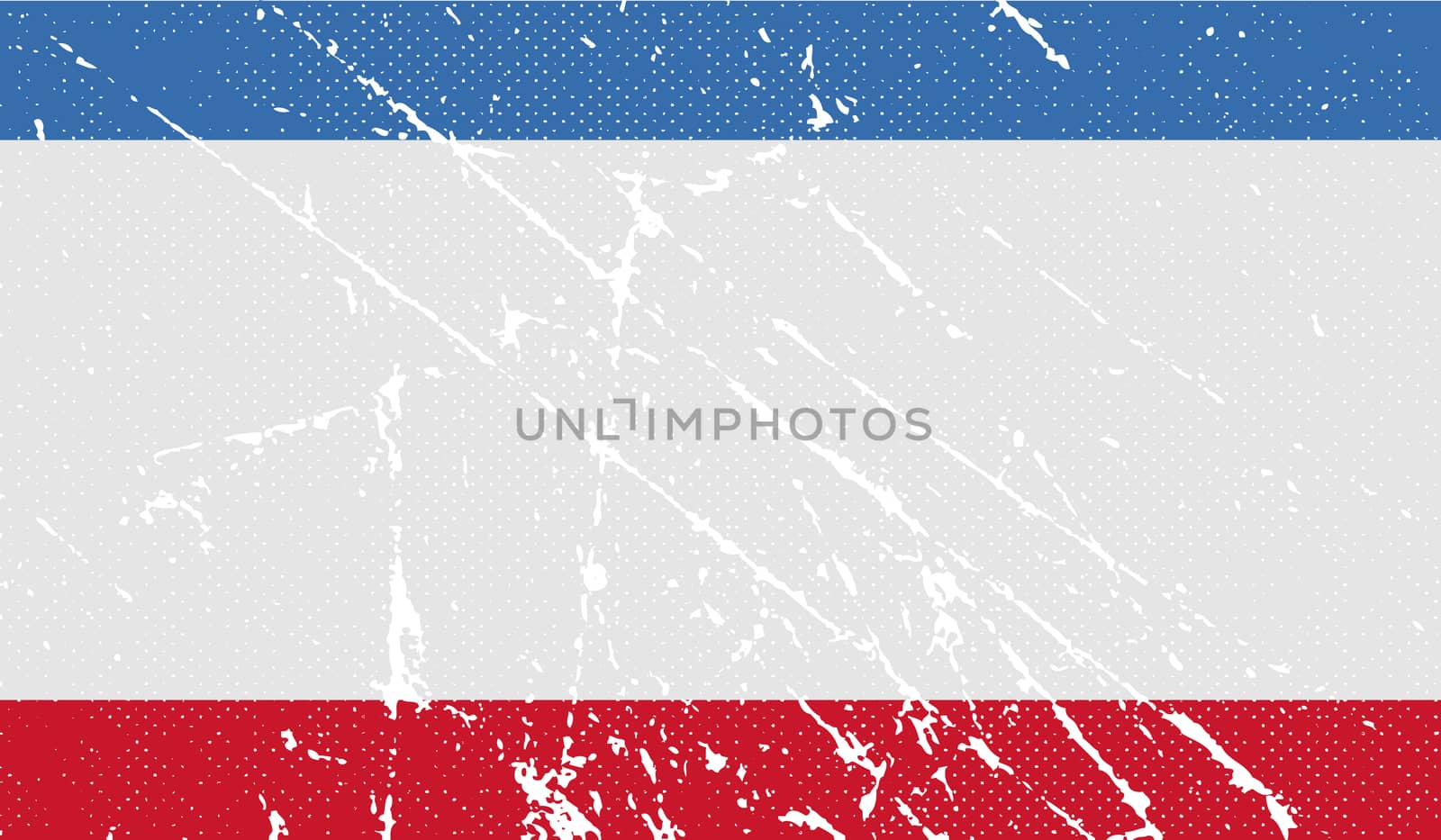 Flag of Crimea with old texture.  illustration