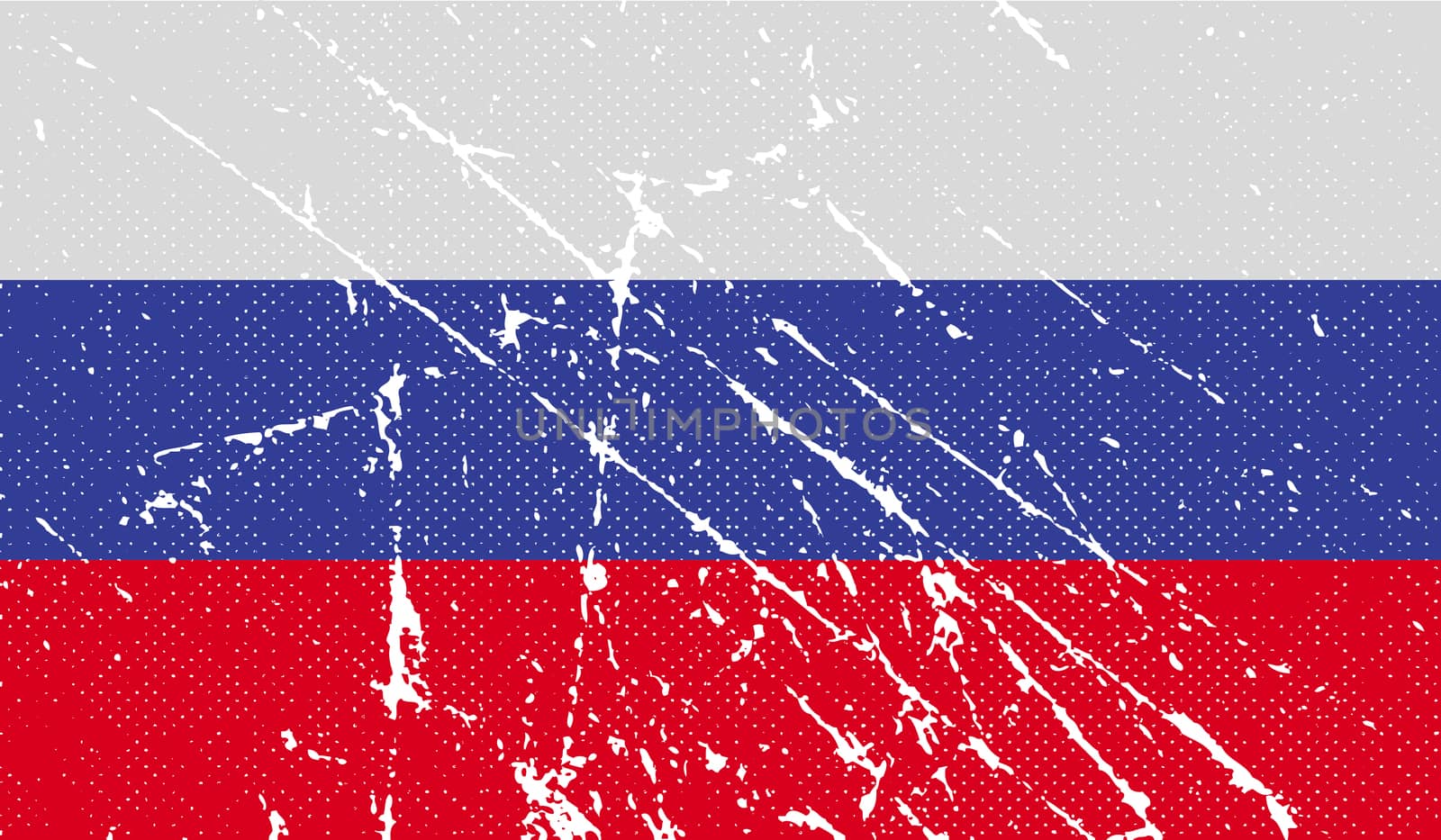 Flag of Russia with old texture.  by serhii_lohvyniuk