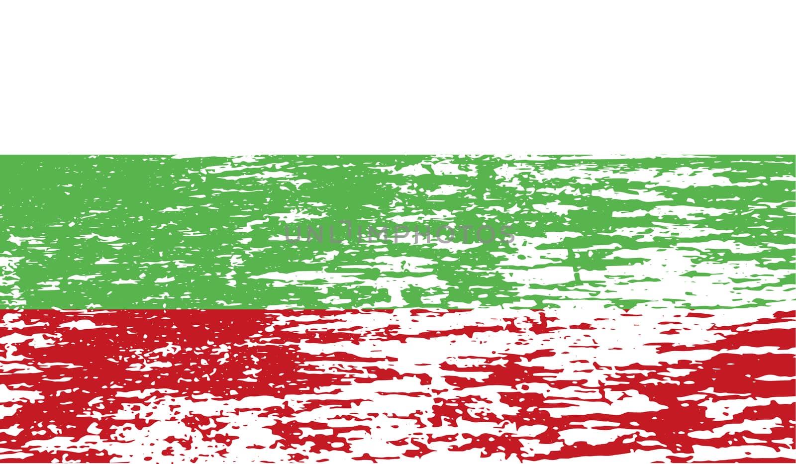 Flag of Bulgaria with old texture.  by serhii_lohvyniuk