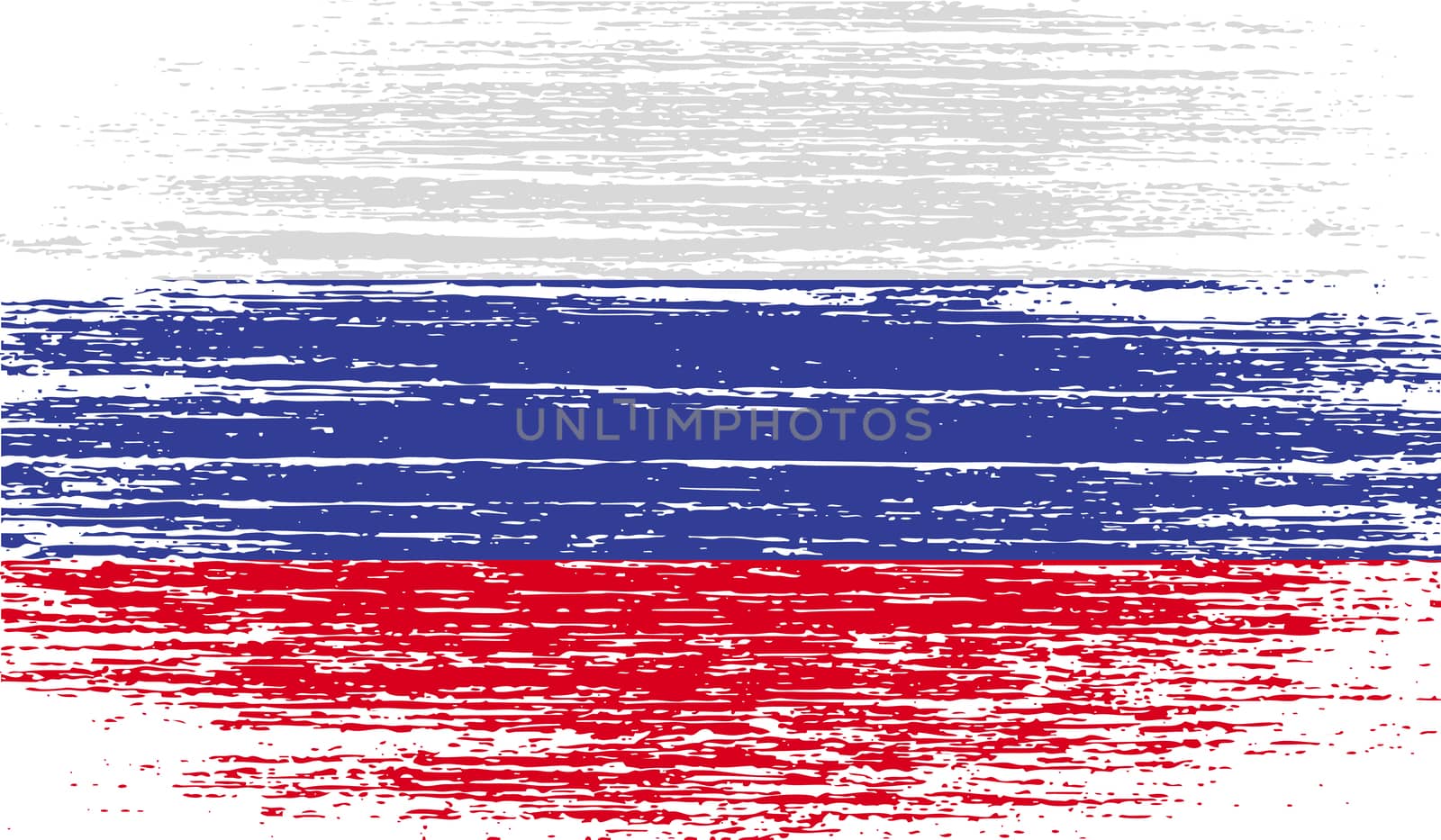 Flag of Russia with old texture.  by serhii_lohvyniuk