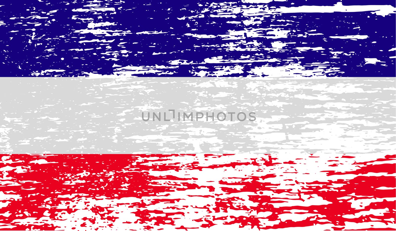 Flag of Los Altos with old texture.  illustration