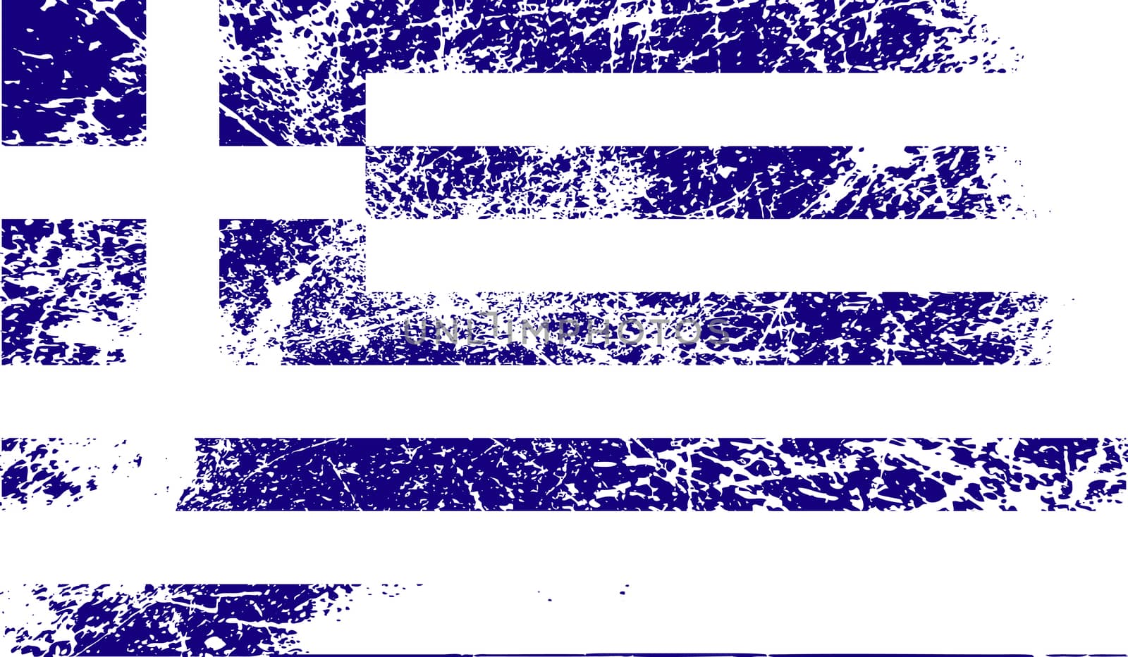 Flag of Greece with old texture.  by serhii_lohvyniuk