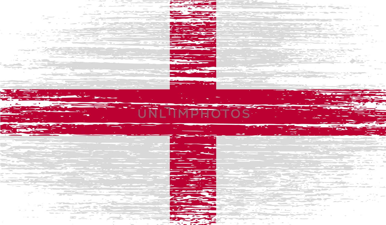 Flag of England with old texture.  by serhii_lohvyniuk