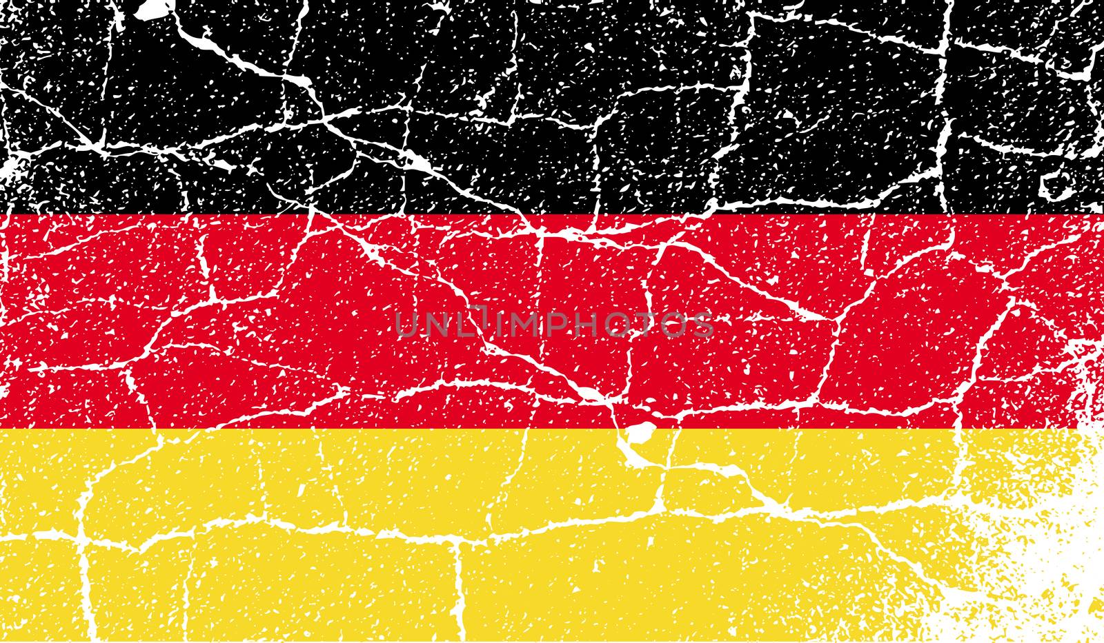 Flag of Germany with old texture.  by serhii_lohvyniuk