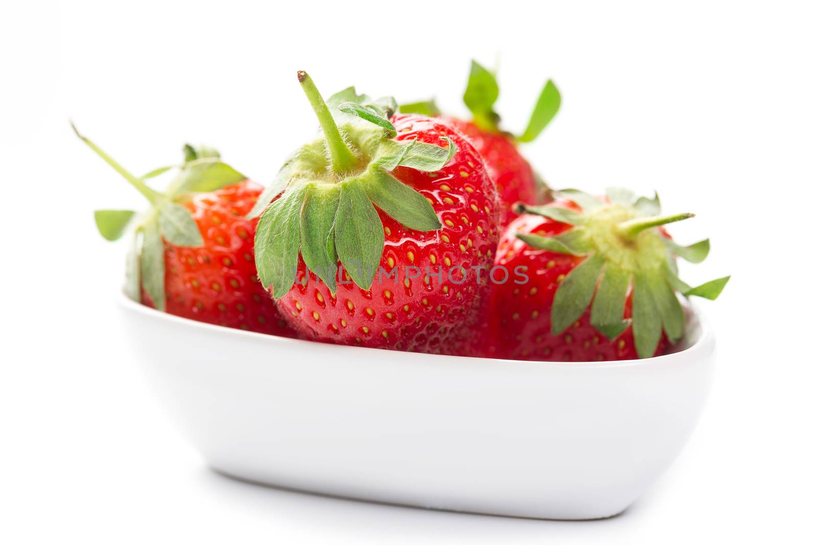 Farm fresh ripe red strawberries by MOELLERTHOMSEN
