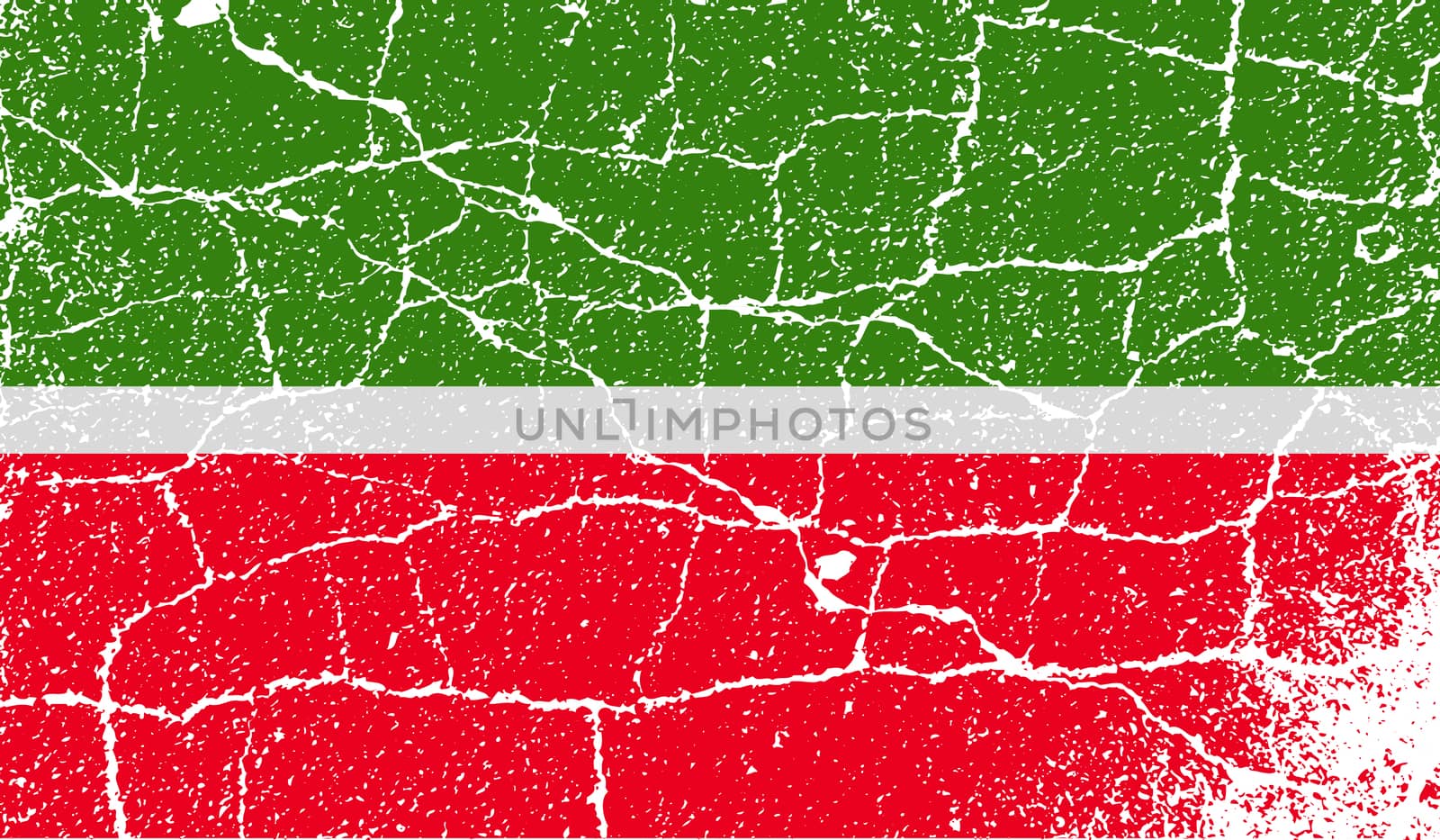 Flag of Tatarstan with old texture.  by serhii_lohvyniuk