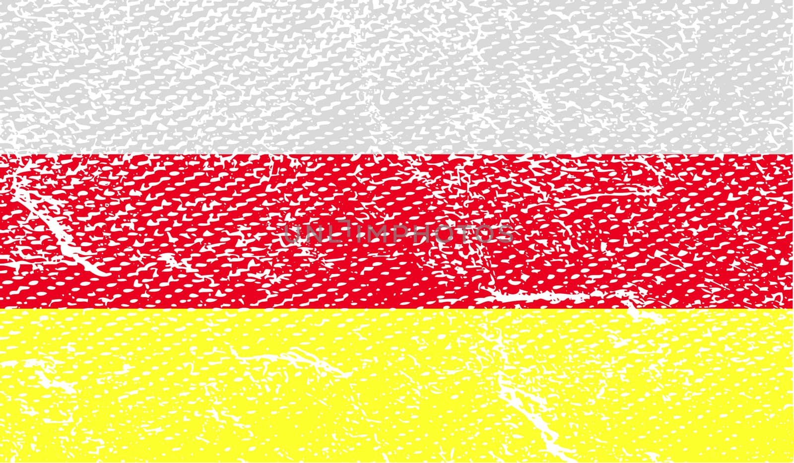 Flag of  with old texture.  illustration