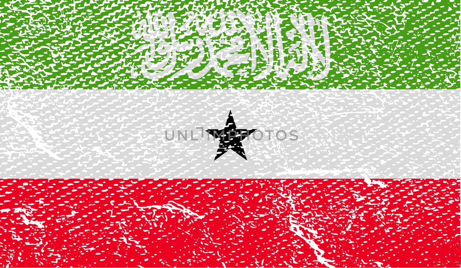 Flag of Somaliland with old texture.  by serhii_lohvyniuk