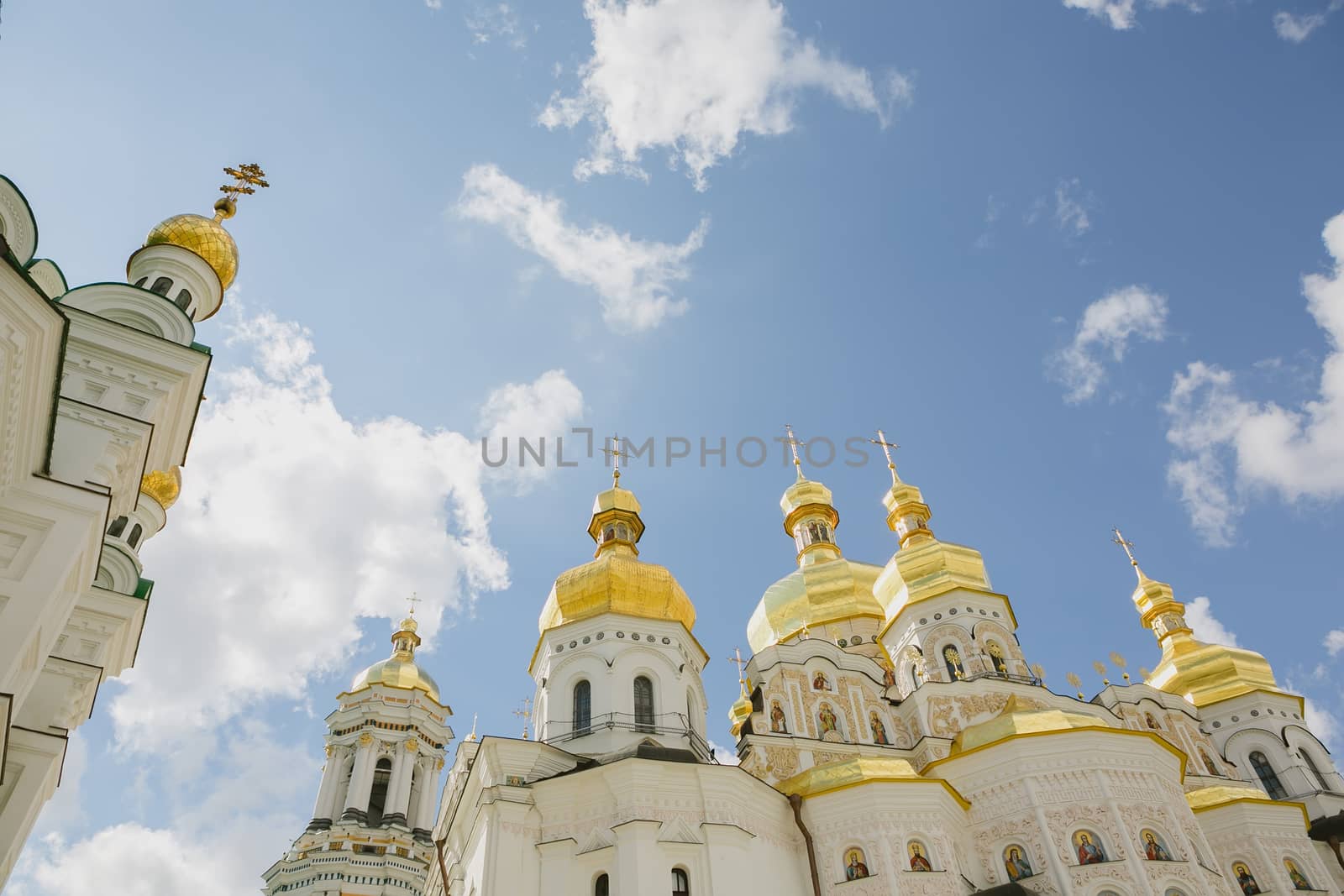 White orthodox church by sarymsakov